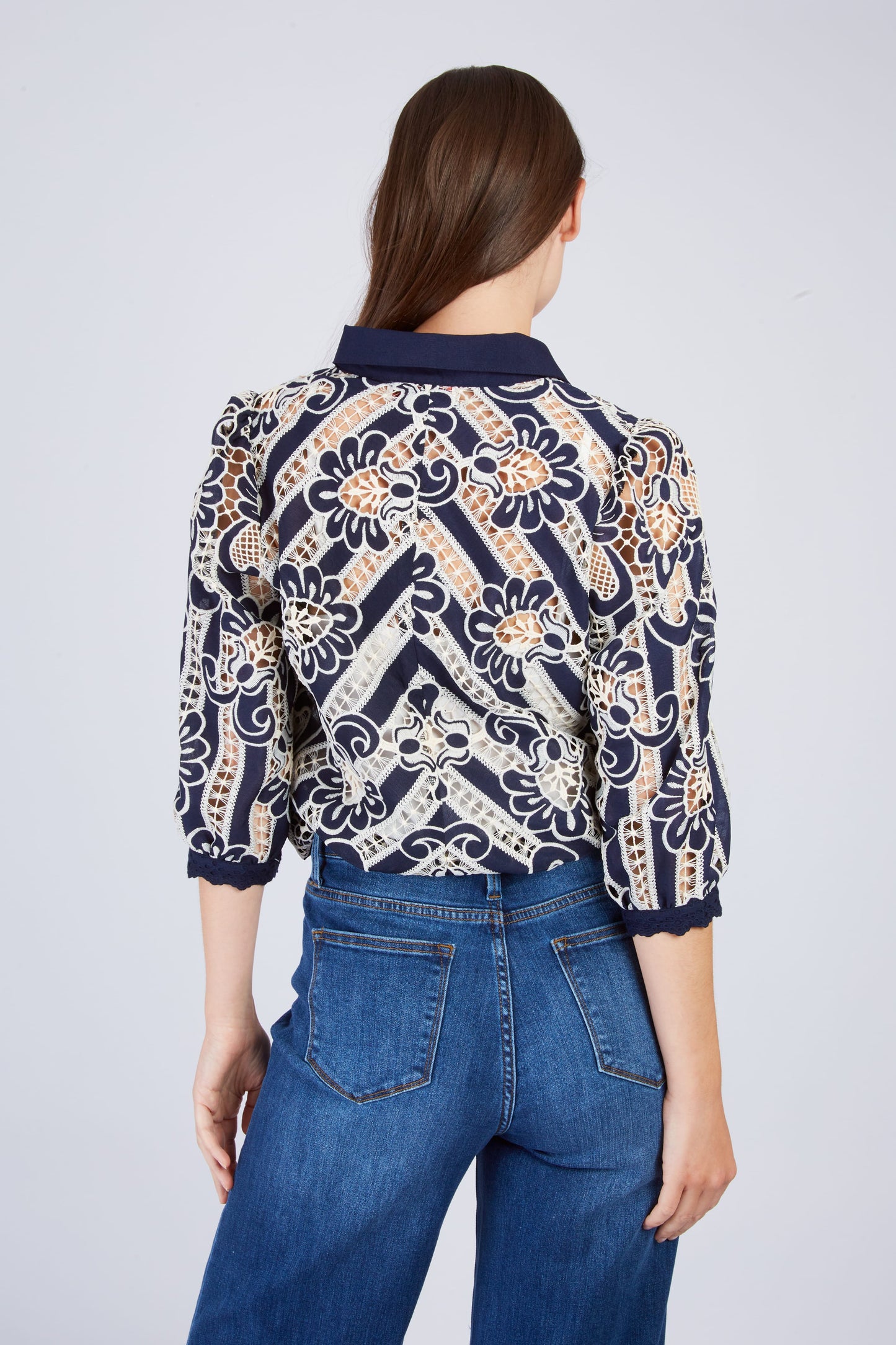 Derhy Lace Shirt with Cami Liane