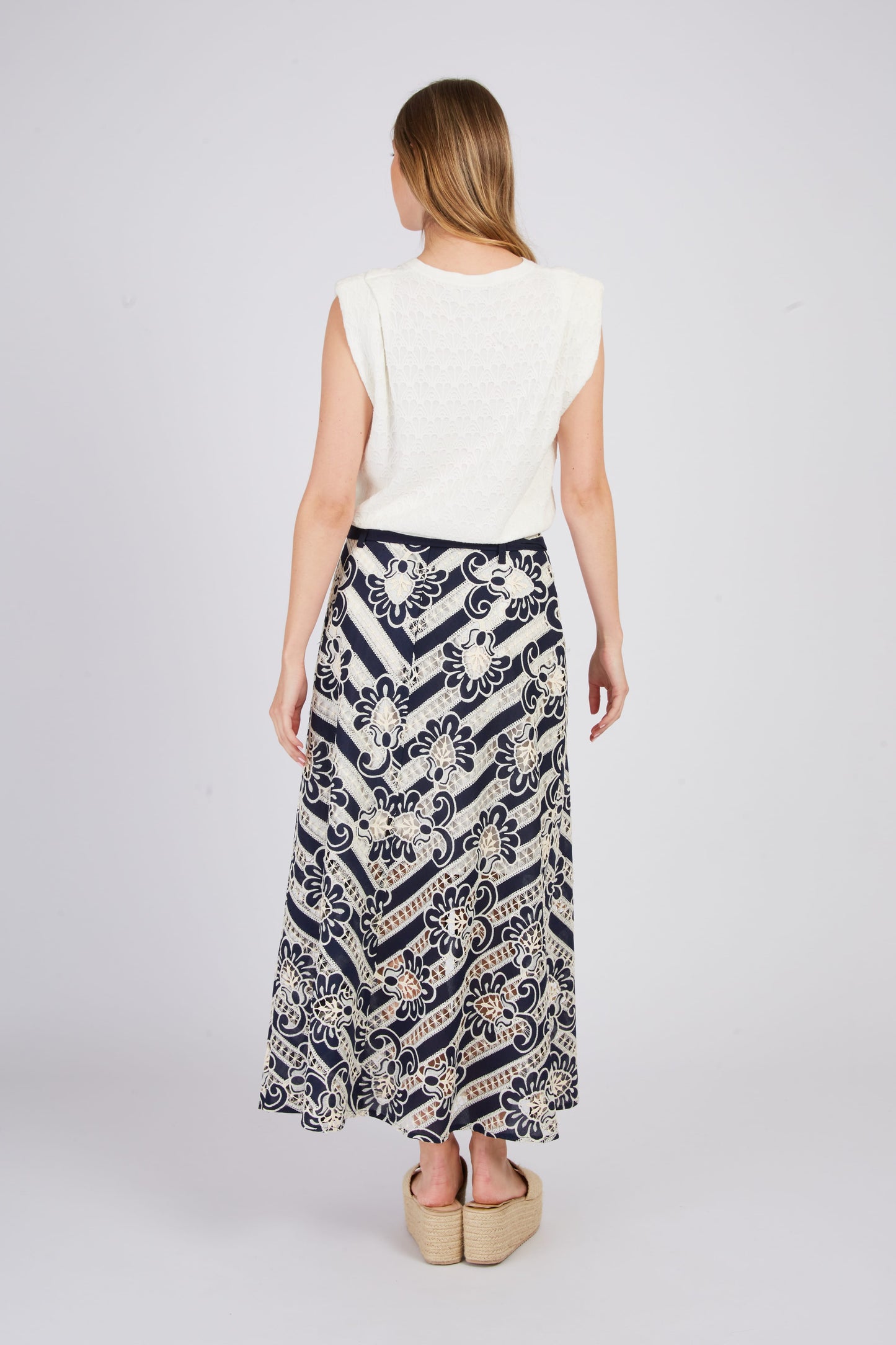 Derhy Lace A line Skirt Acelia