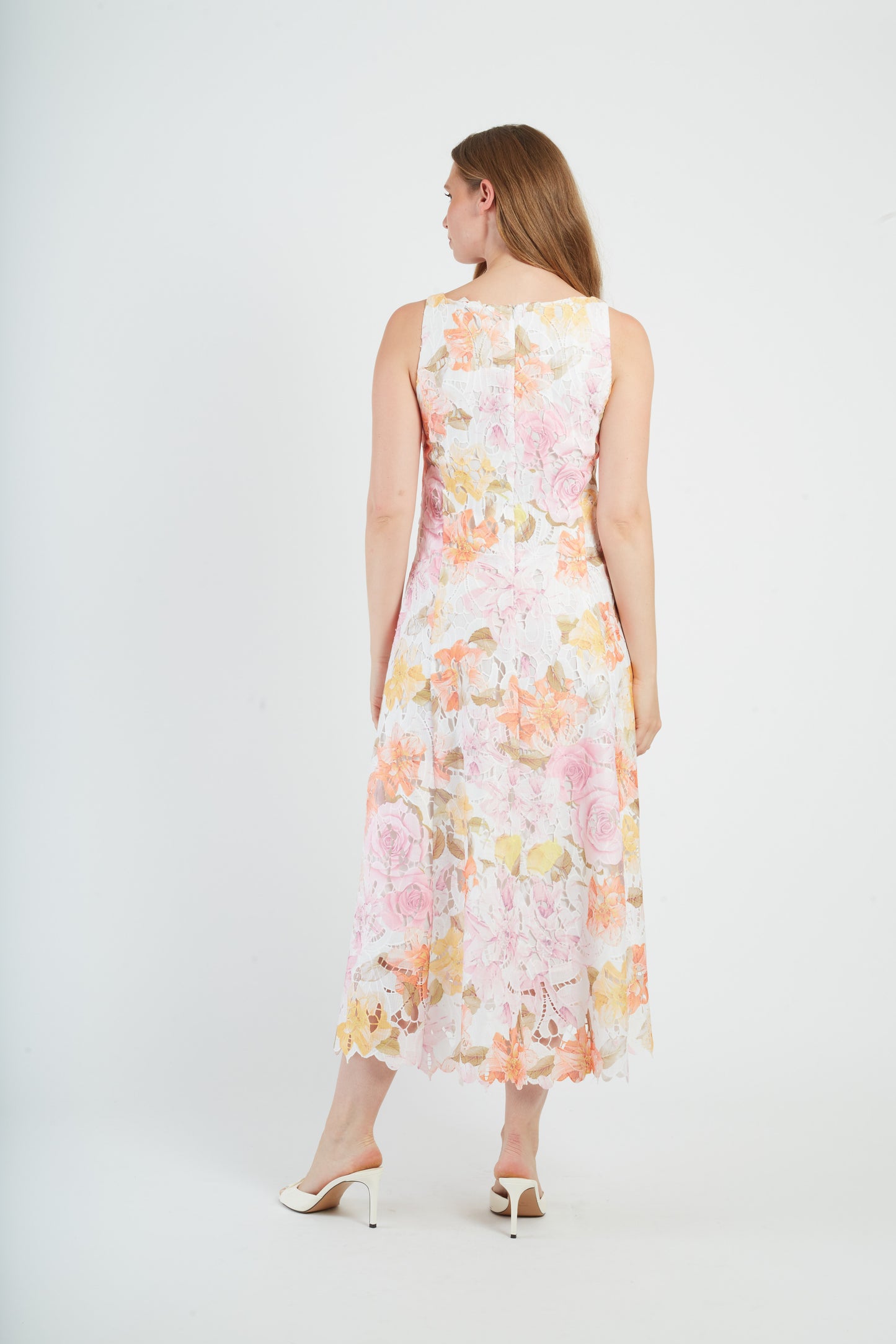 Derhy Lace Effect Dress Margaux