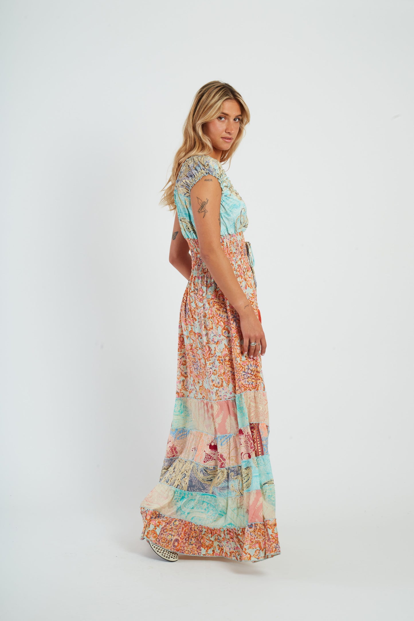 Derhy Multi Print Maxi Dress Marielle