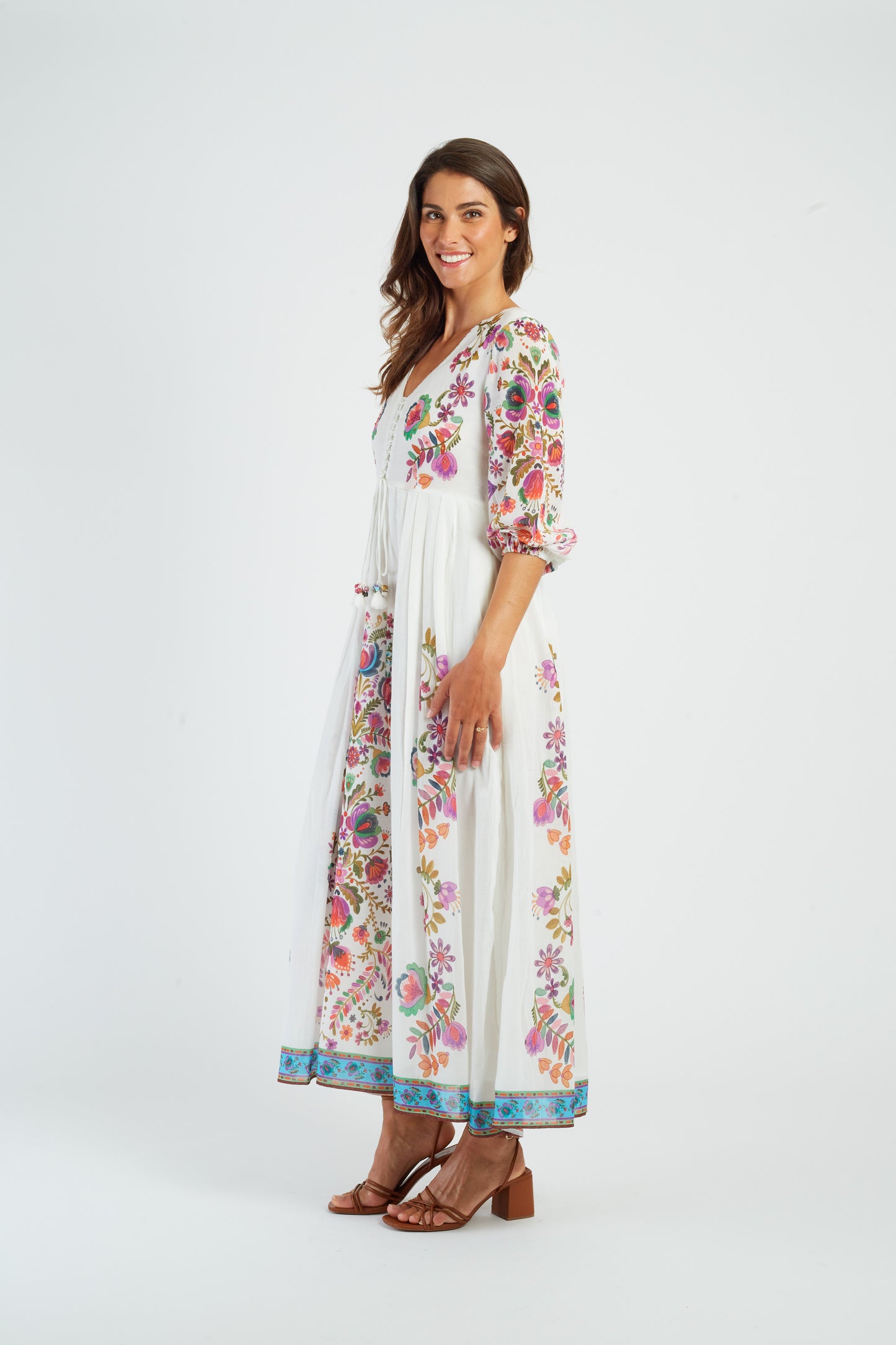 Derhy Maxi Dress Madras