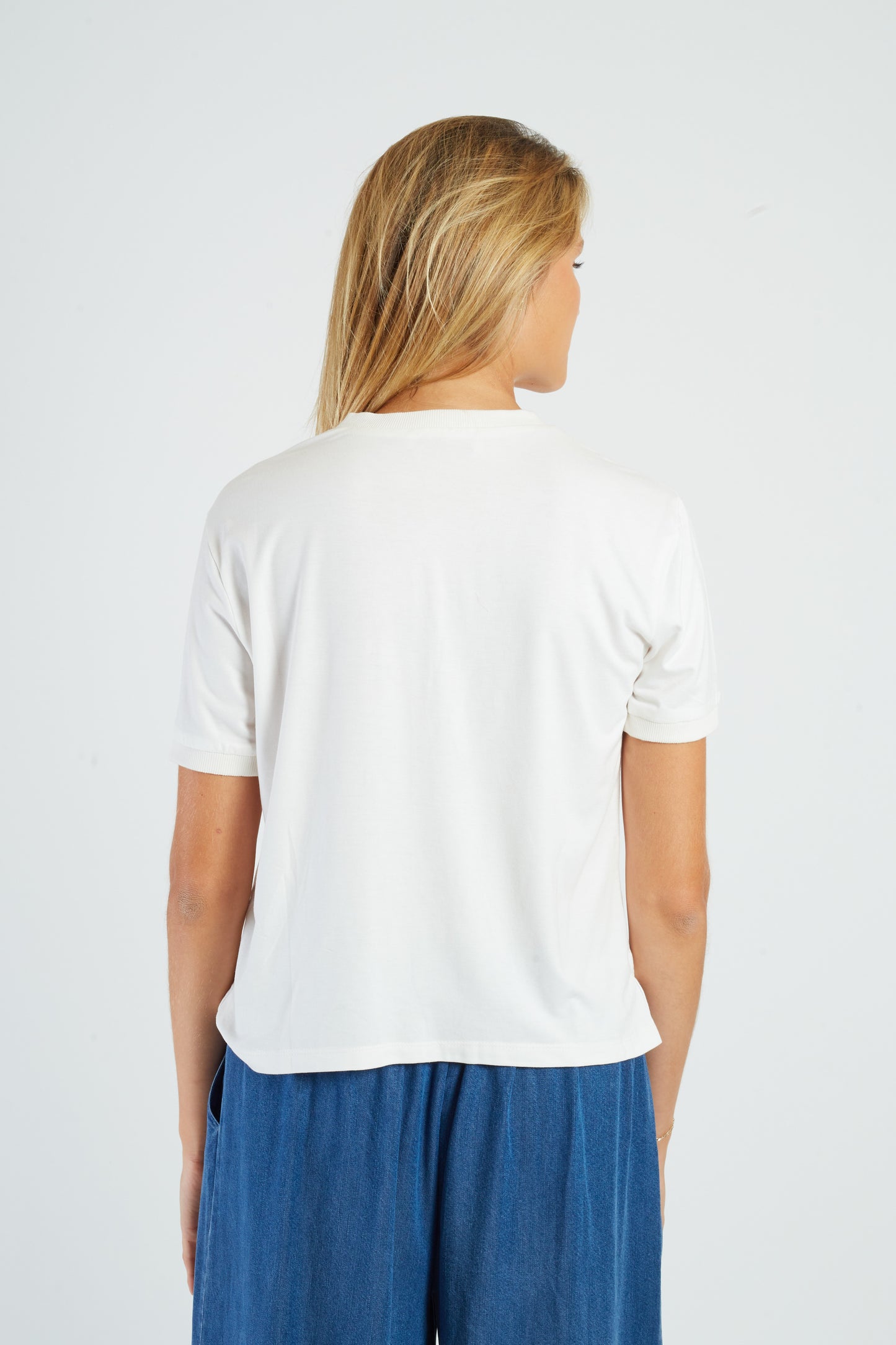Derhy Ecru T-Shirt Cherine