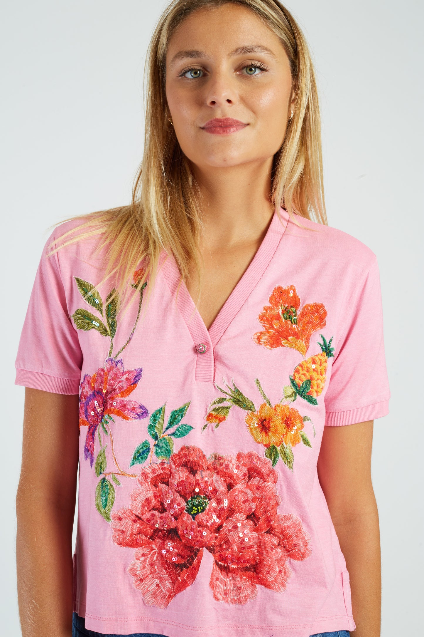 Derhy Pink T-Shirt Cherine