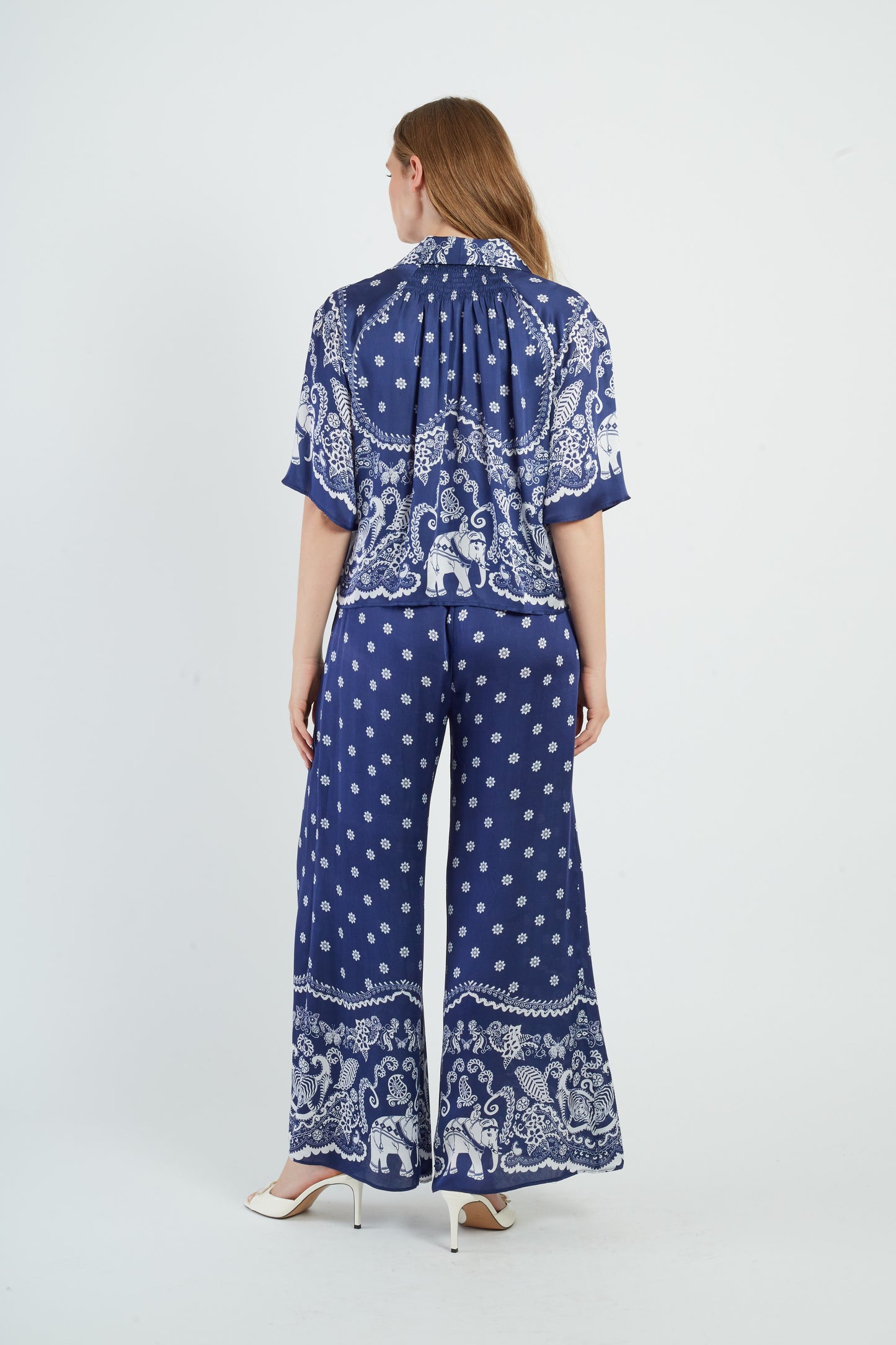 Derhy Print Trousers Benjamine