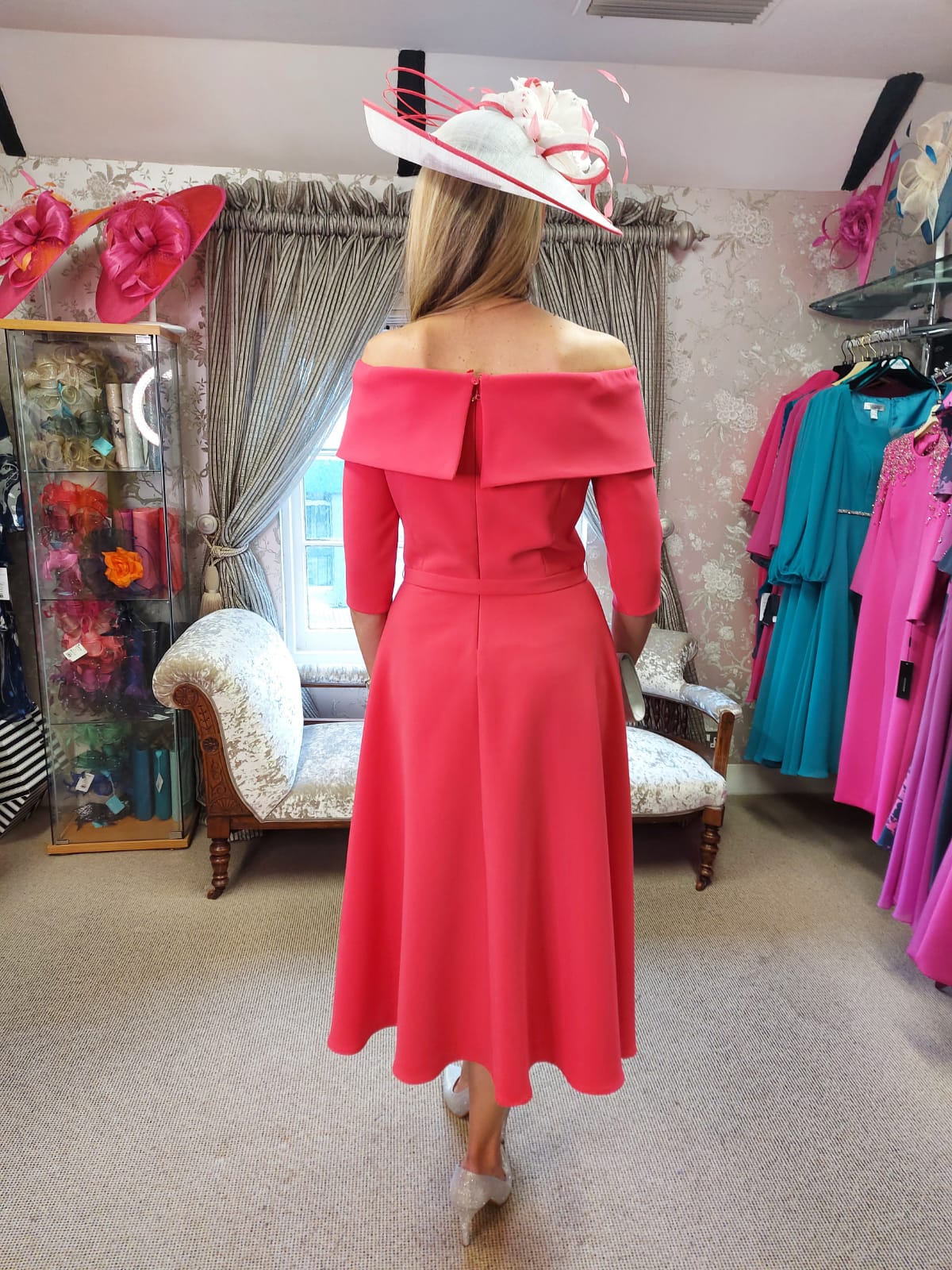 Claudia C Coral Dress Lambrusco