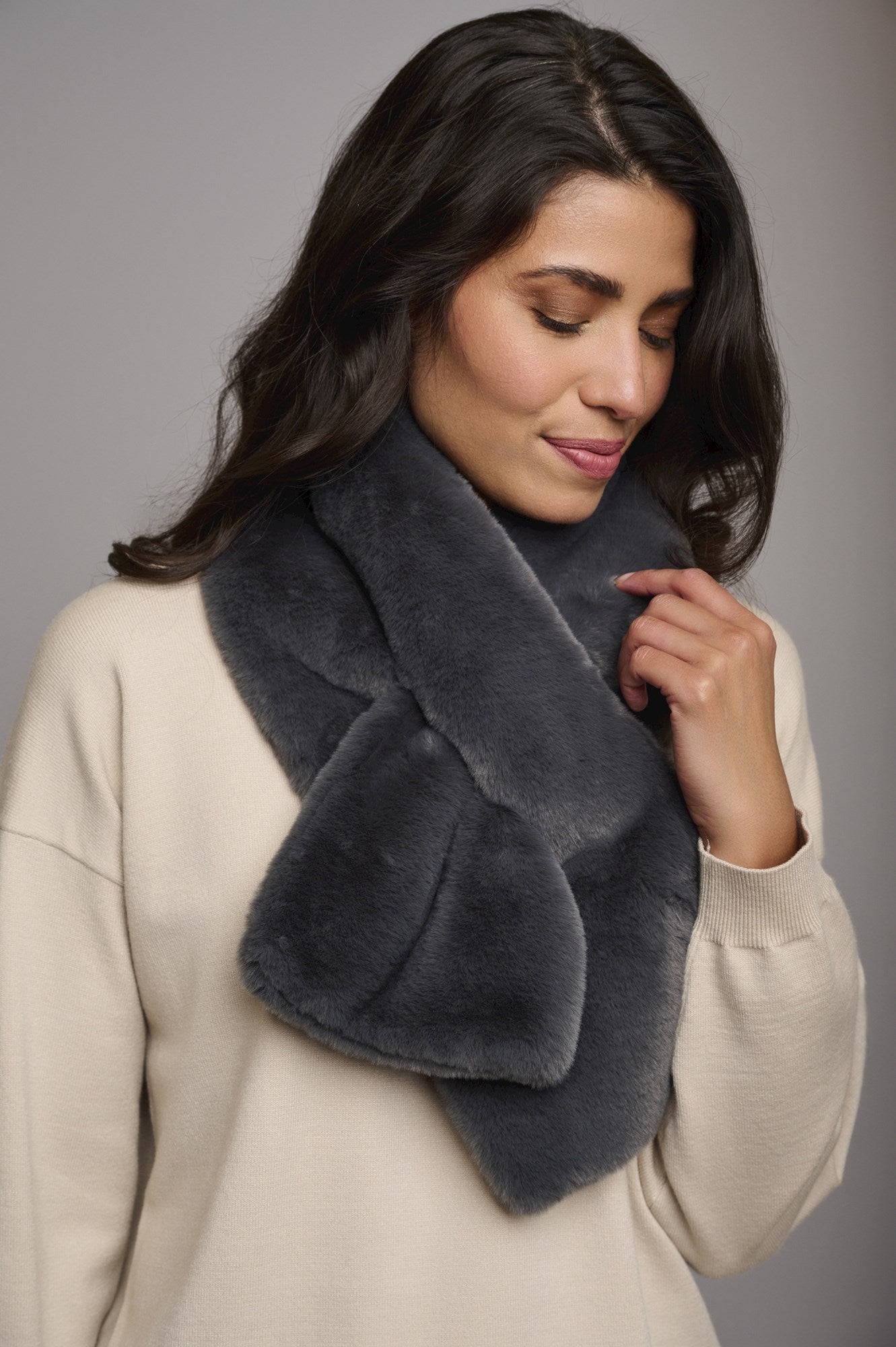 Rino & Pelle Faux Fur Scarf