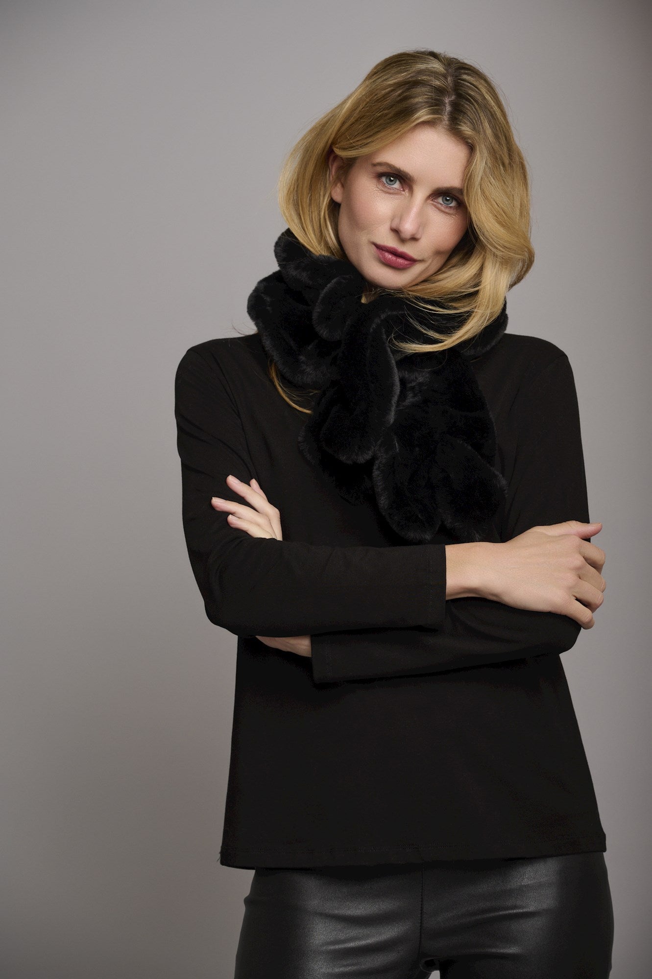 Rino & Pelle Faux Fur Scarf