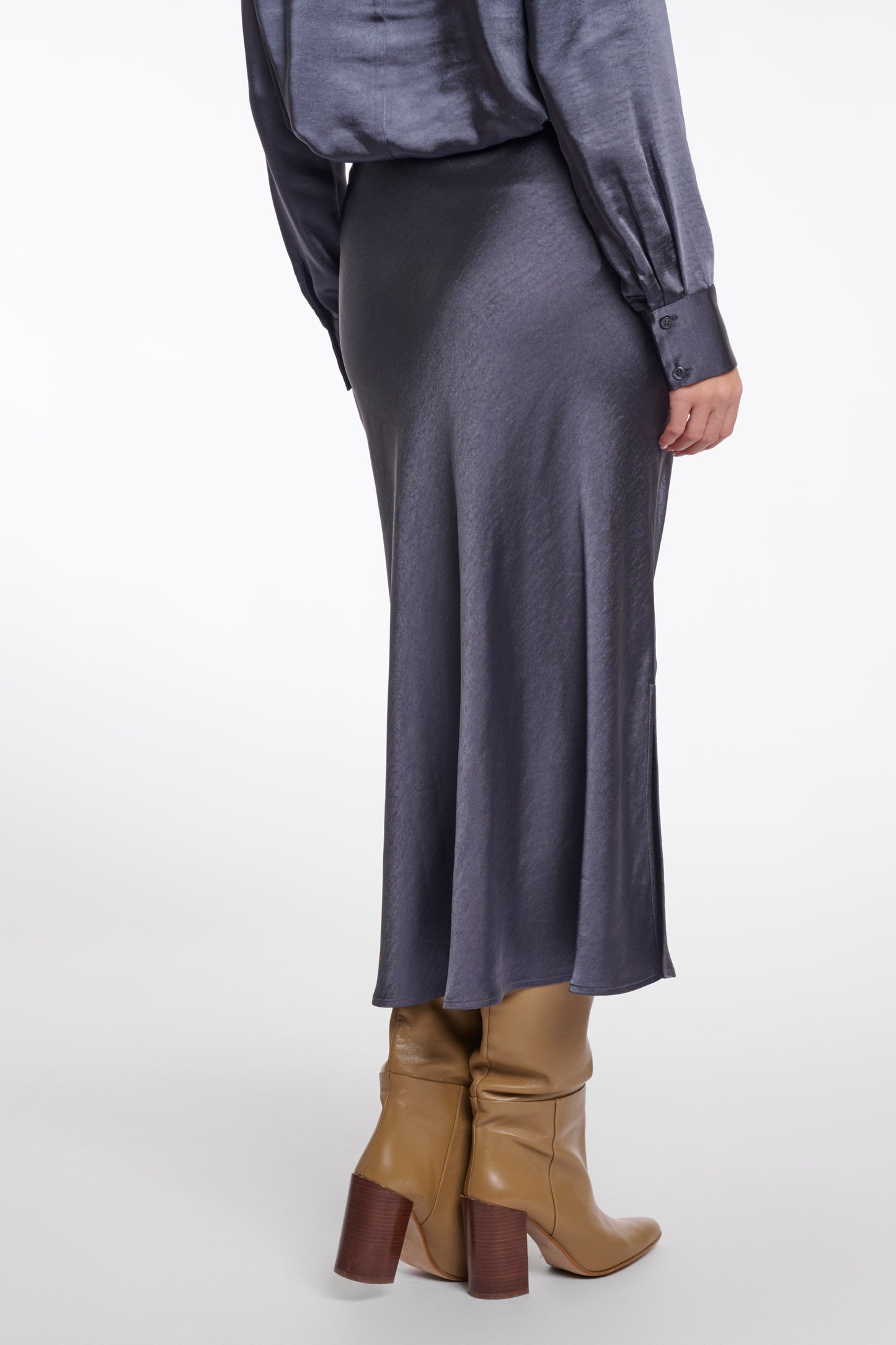 Rino & Pelle Night Grey Skirt Vera