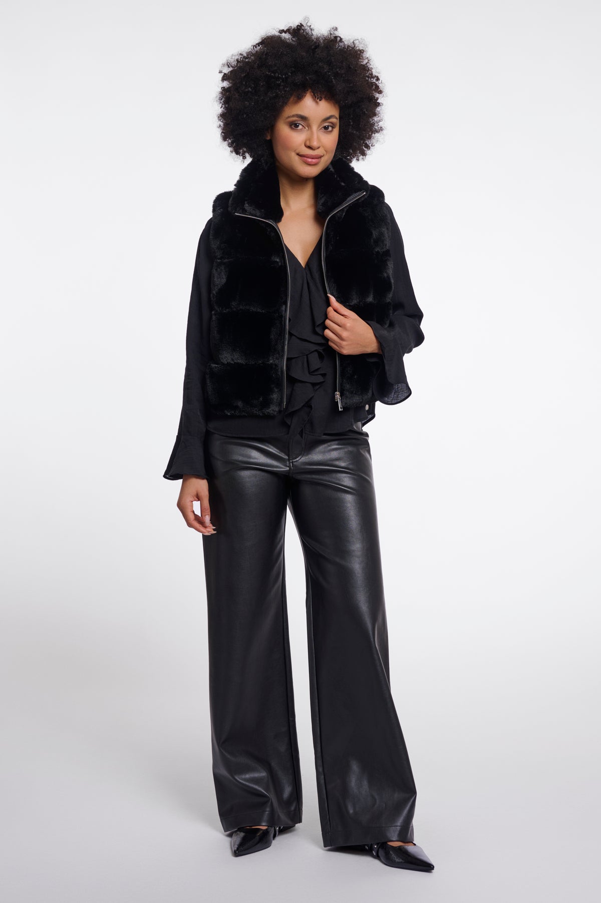 Rino & Pelle Black Gilet May