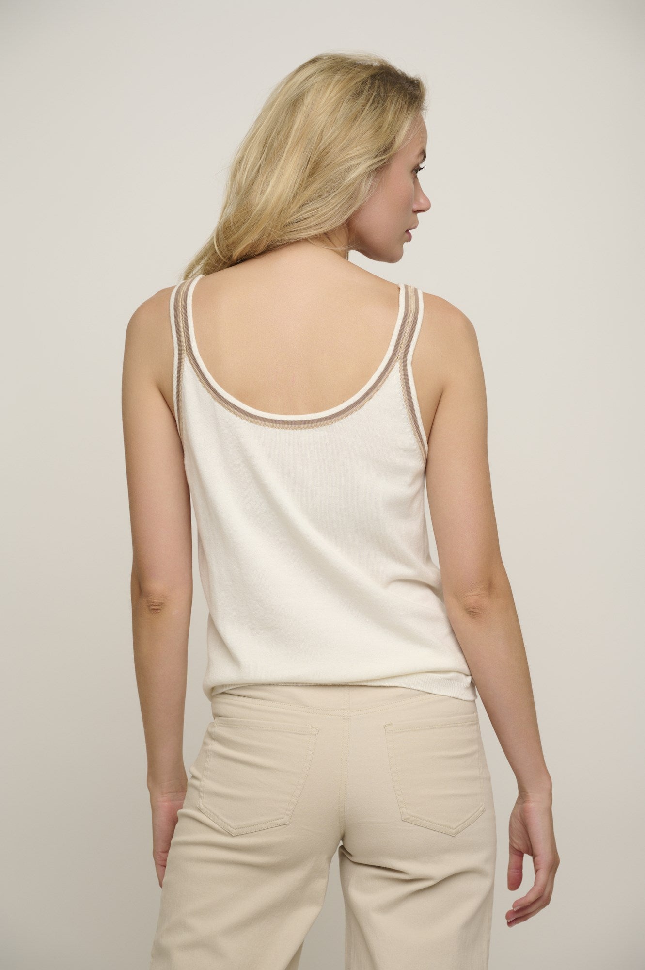 Rino & Pelle Saap strappy contrast edge camisole