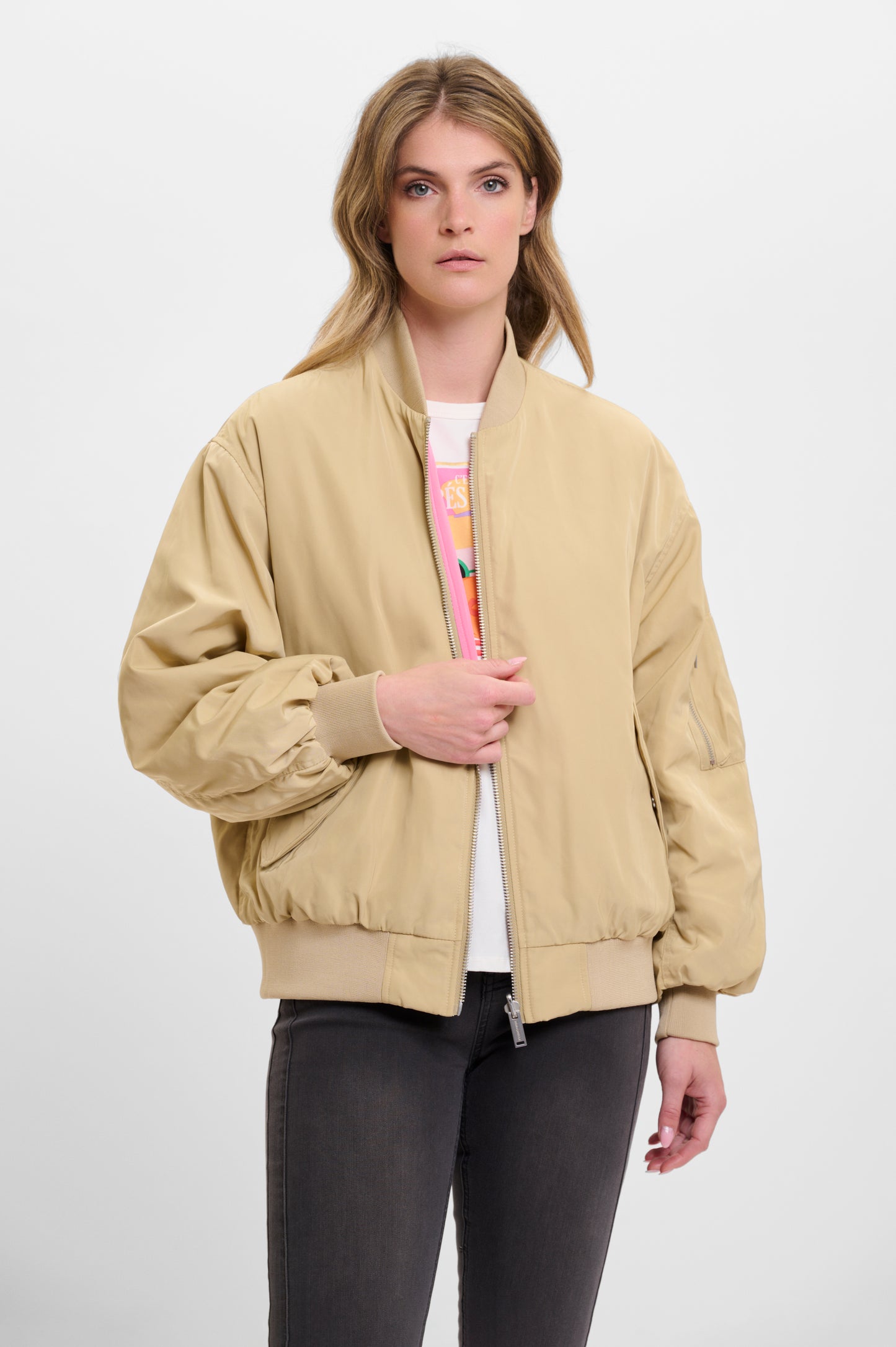 Rino & Pelle Reversible Bomber Jacket Elyn