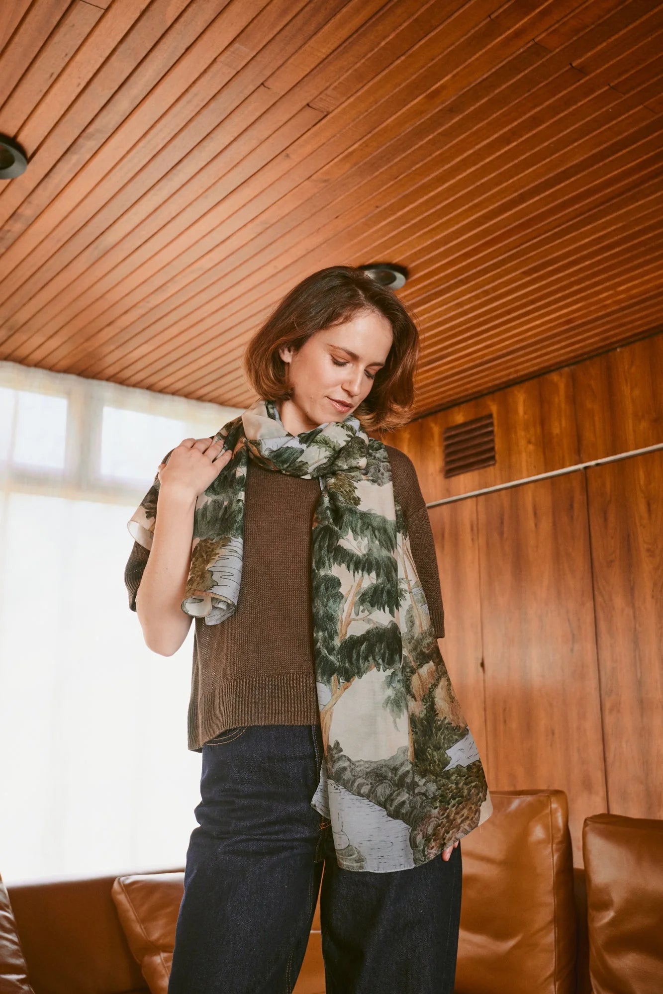One Hundred Stars Rivers & Trees Scarf