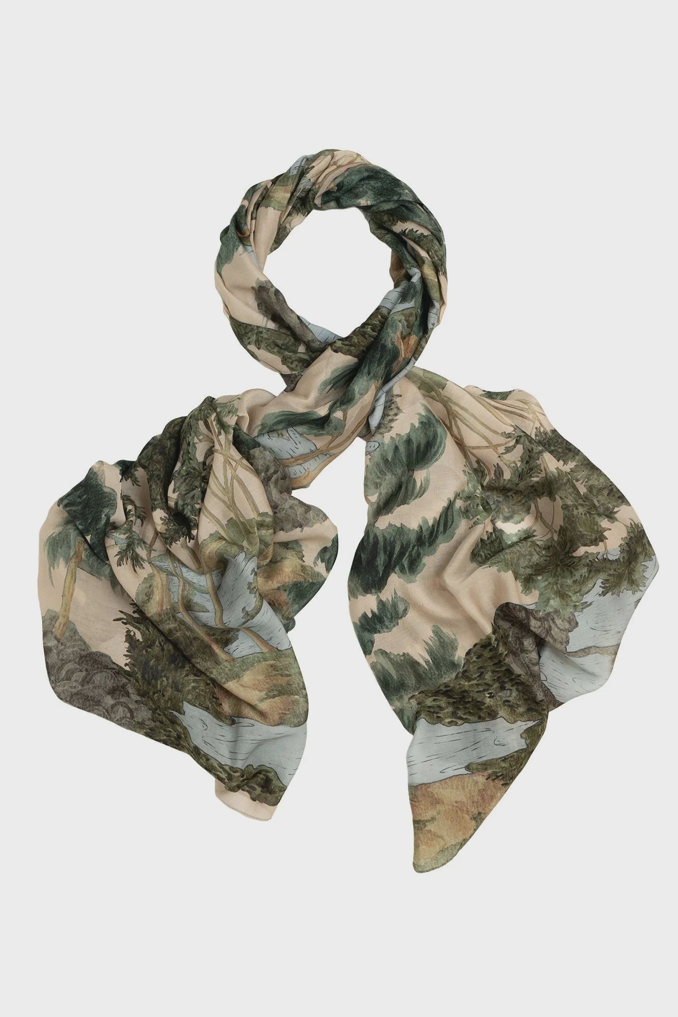 One Hundred Stars Rivers & Trees Scarf