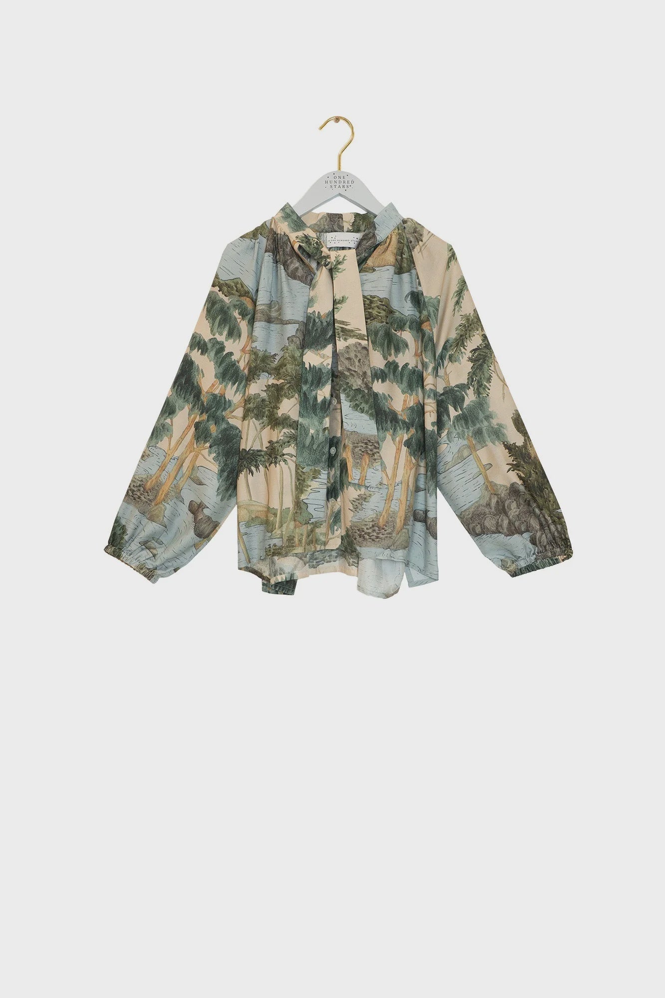 One Hundred Stars Rivers & Trees Blouse