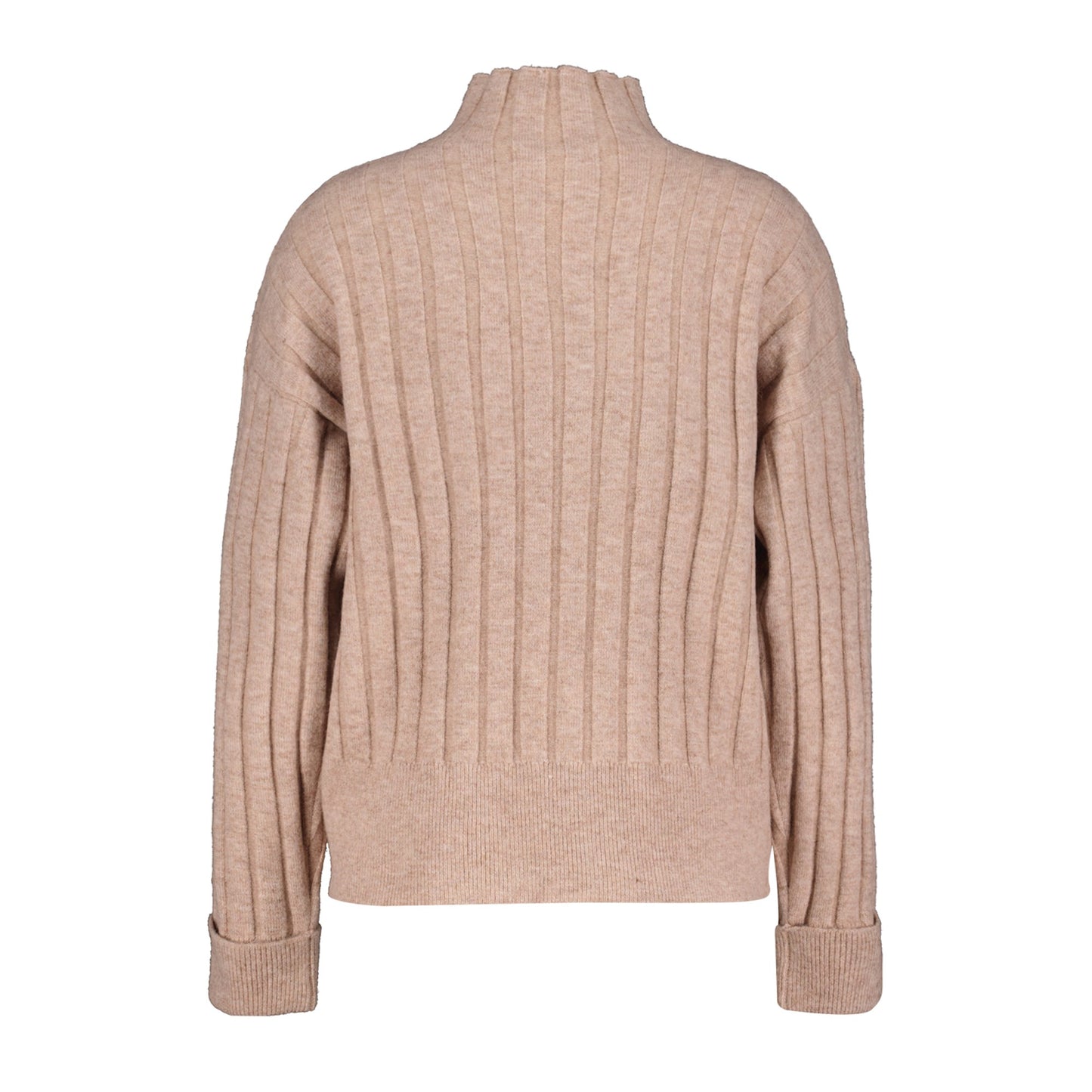 Red Button Sweet Turtleneck Sweater