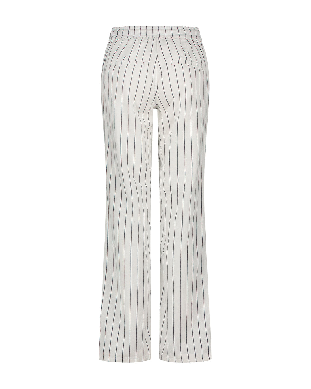 Red Button Navy Collette Stripe Trousers SRB4441