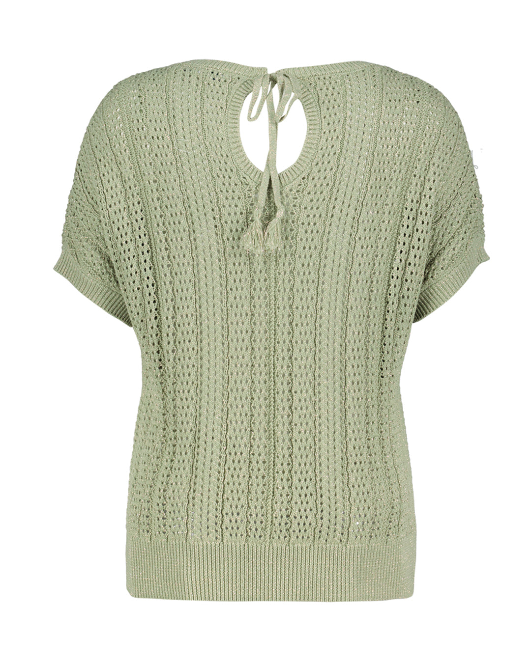 Red Button Jerry Lurex Easy Tunic Sweater Summer Sage SRB4460
