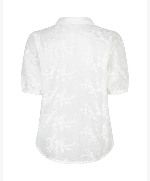 Red Button Victoria 3D Flower Blouse SRB4826