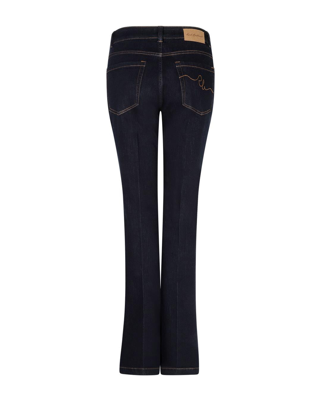 Red Button Dark Blue Bibette Jeans SRB5138