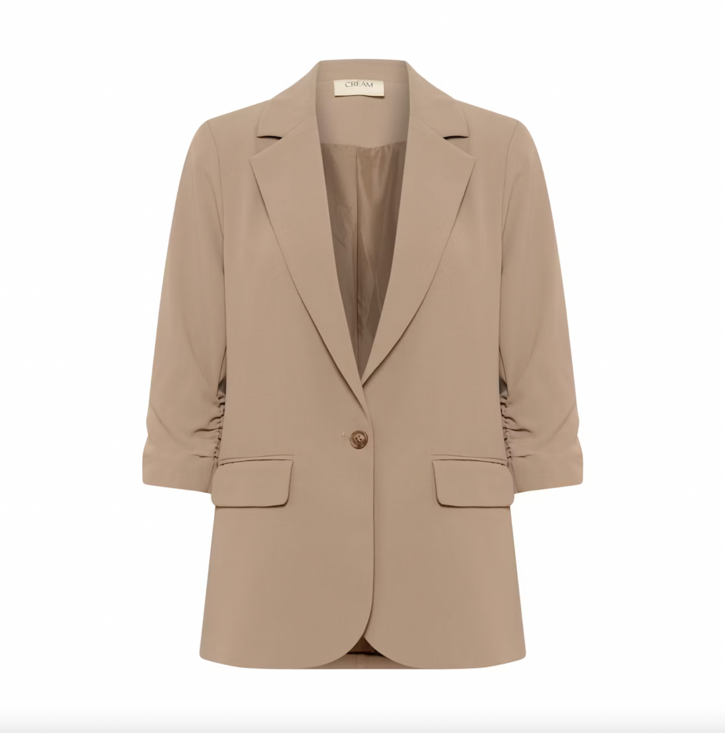 Cream Fossil Cocamia 3/4 Sleeve Blazer 10613975