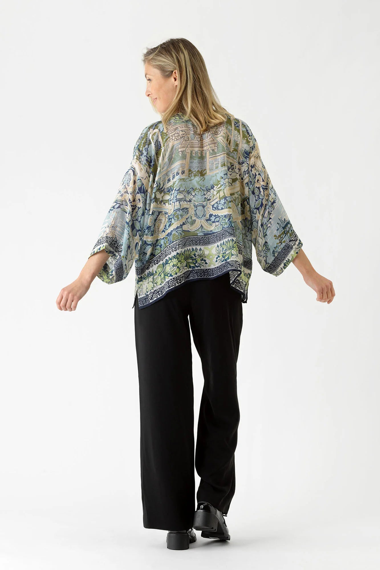 One Hundred Stars Tapestry Kimono