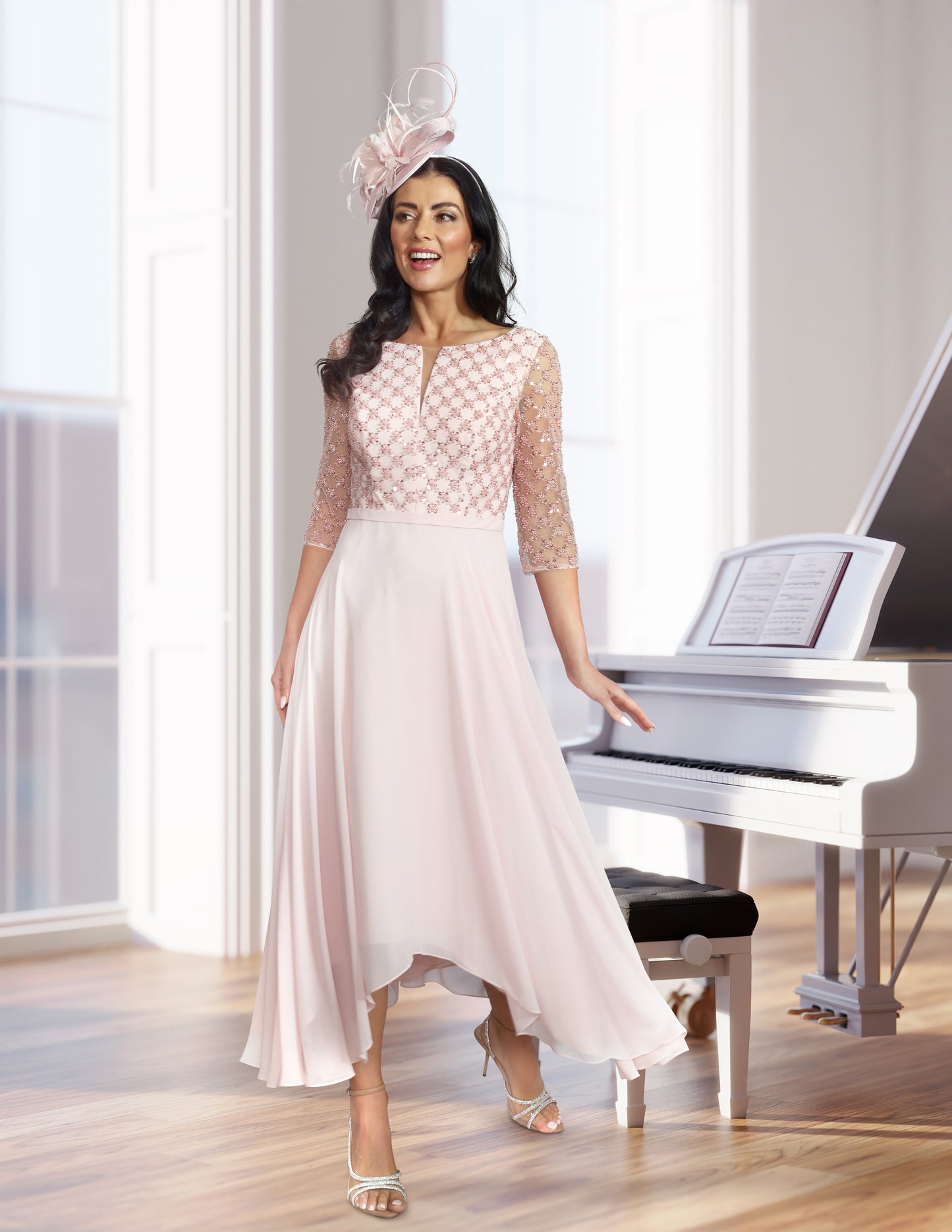 Veromia Shell Pink Dress VO2929