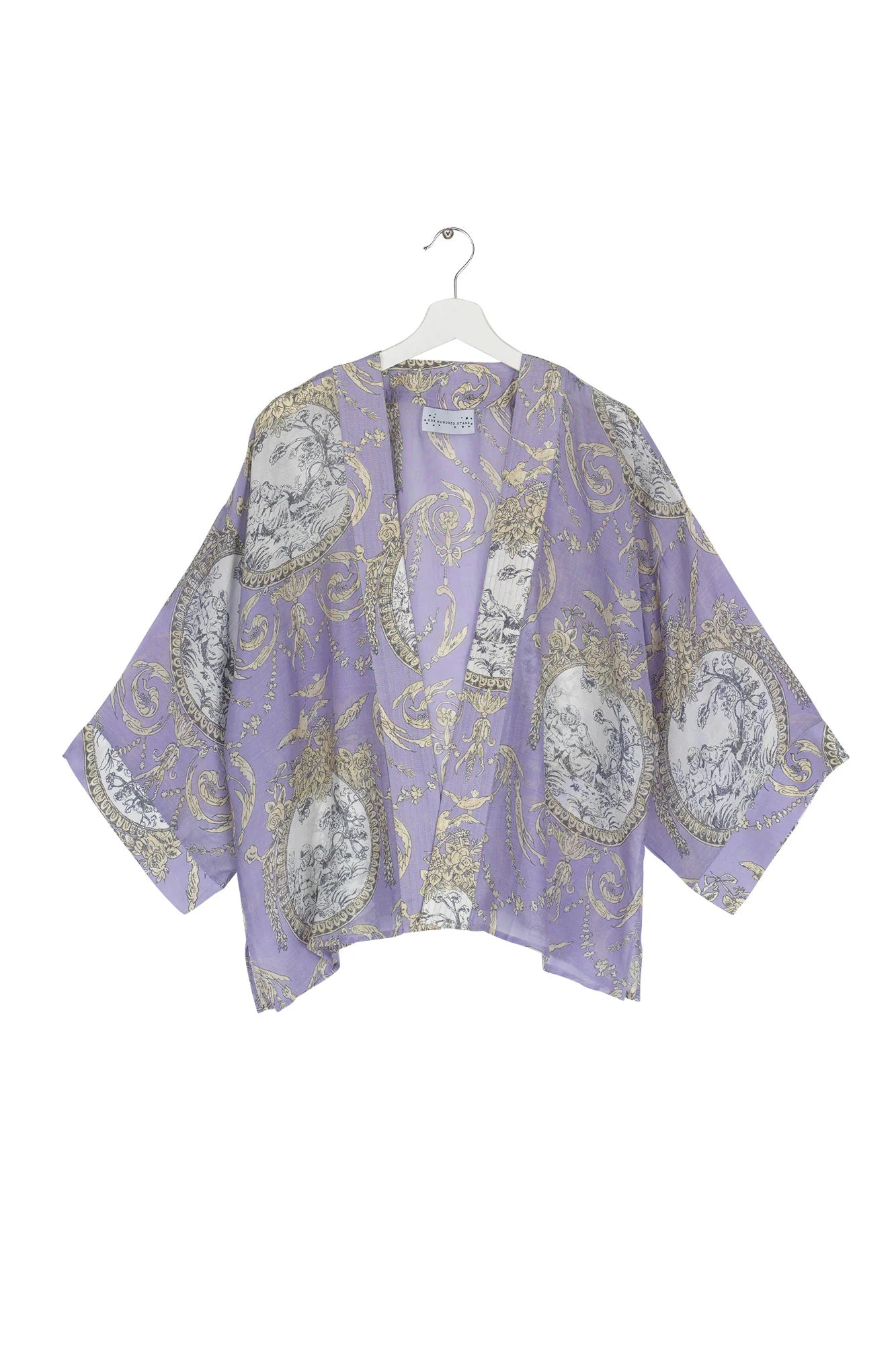 One Hundred Stars Valentine Lilac Kimono
