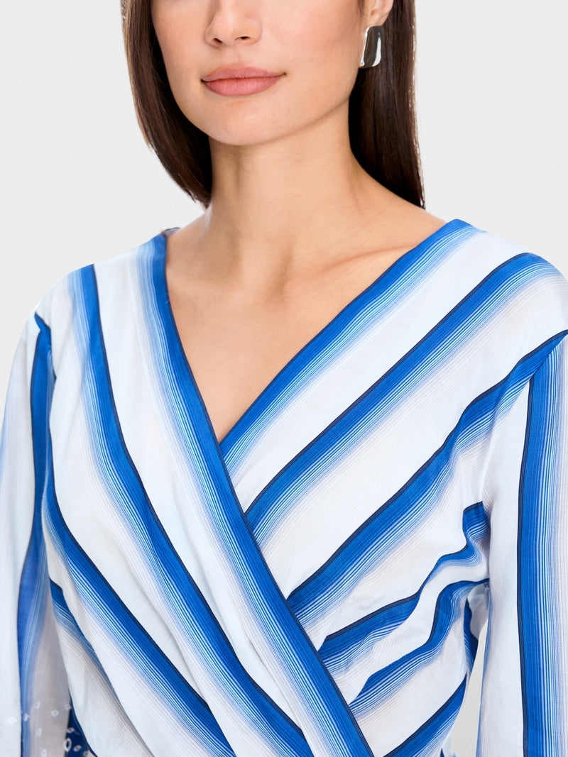 Marc Cain Collections Stripe Dress YC2145W72