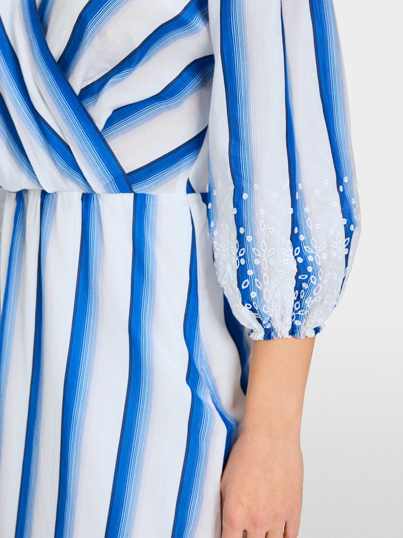 Marc Cain Collections Stripe Dress YC2145W72
