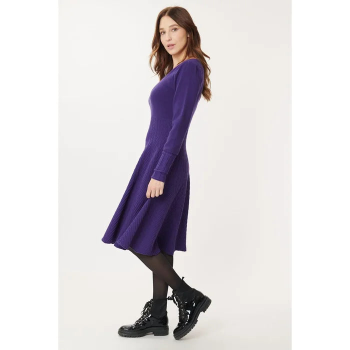 Derhy Purple Knitted Dress