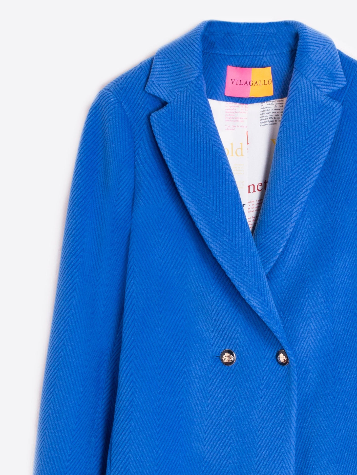 Vilagallo Cornflower Blue Coat