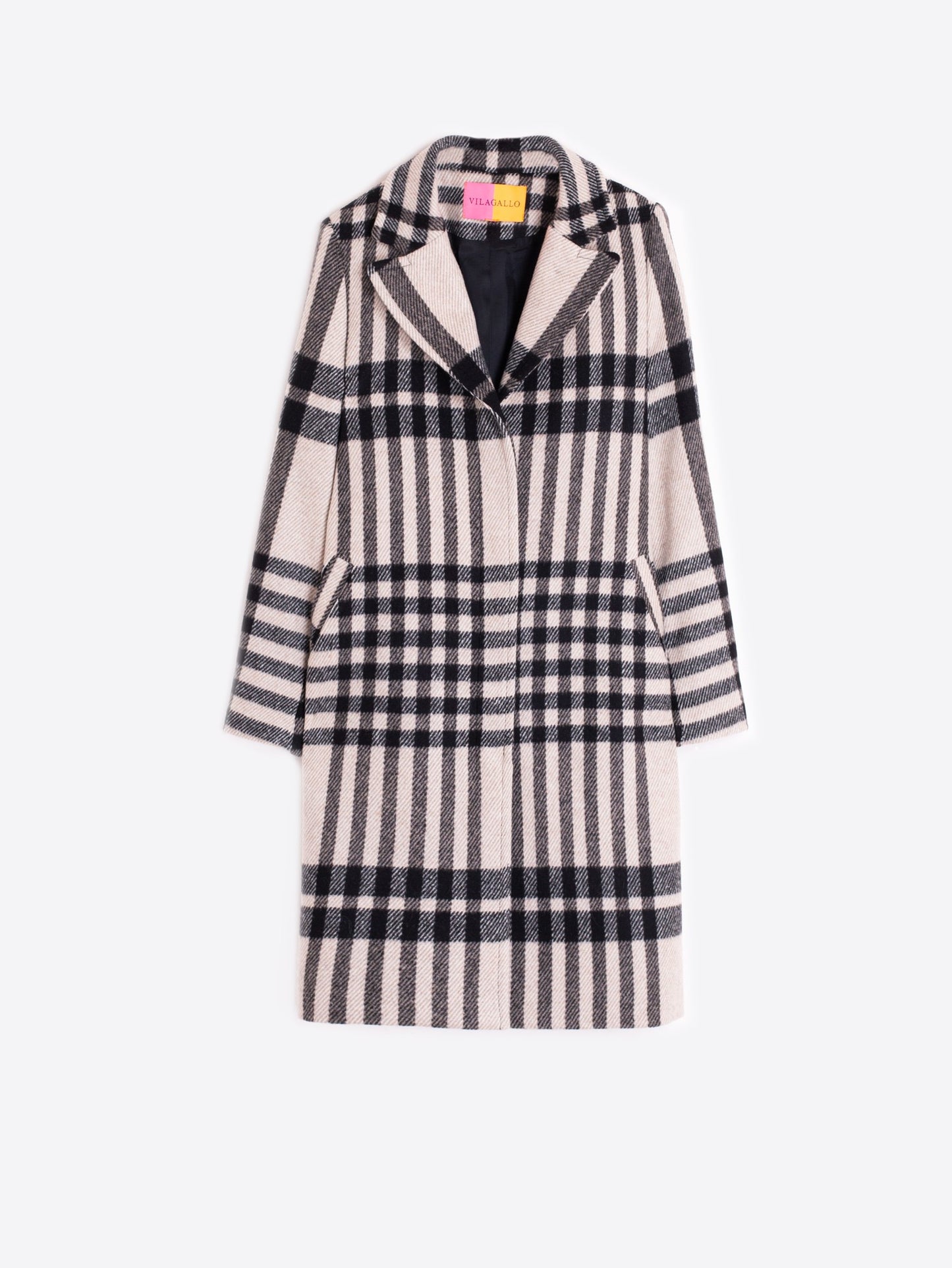 Vilagallo Check Coat