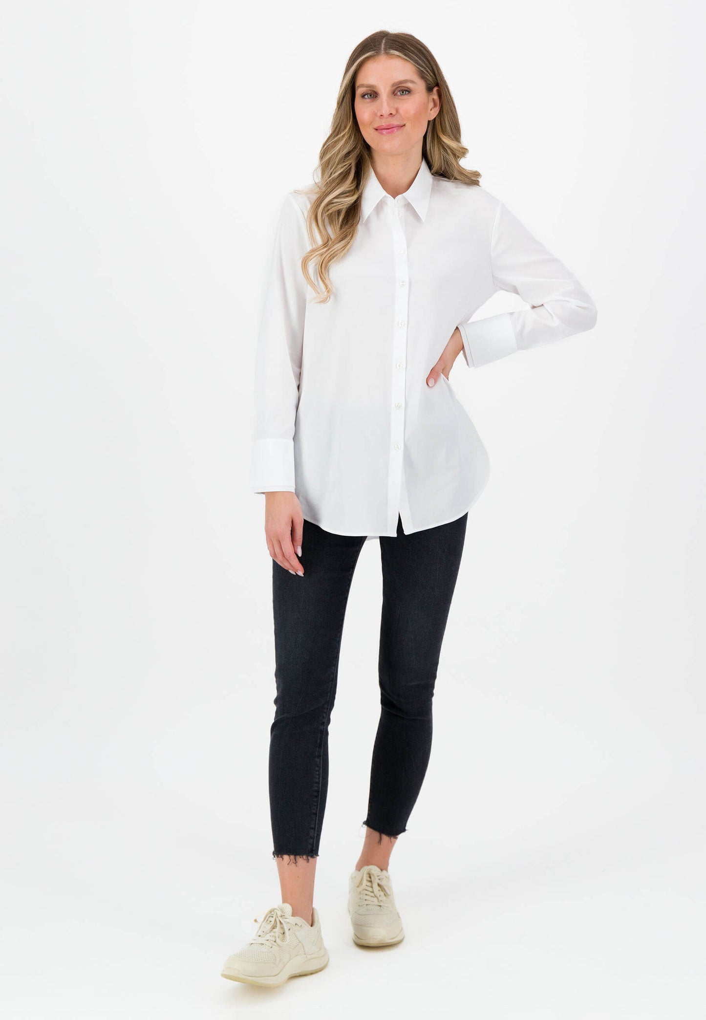 SE Just White Oversize Shirt