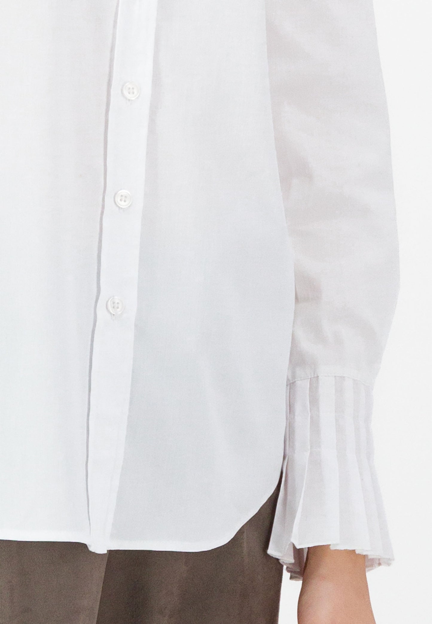 SE Just White Cotton Shirt