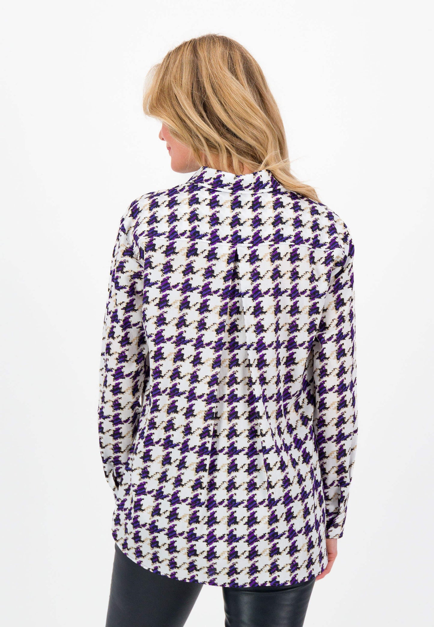 SE Just White Dogtooth Shirt
