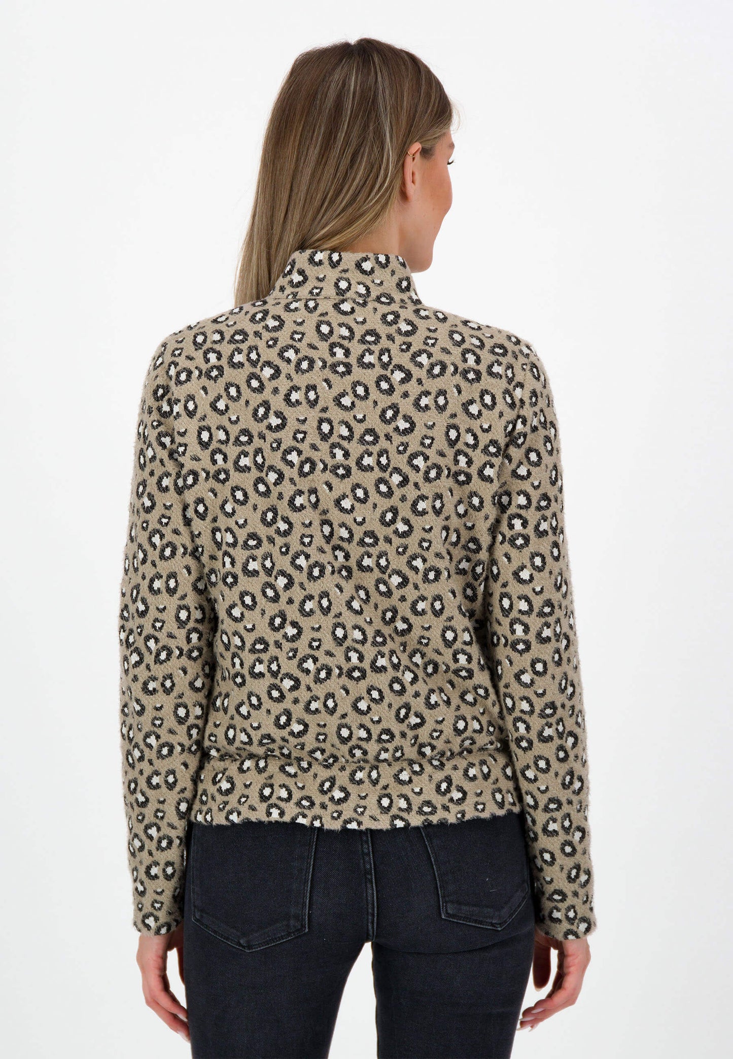 SE Just White Animal Print Jacket