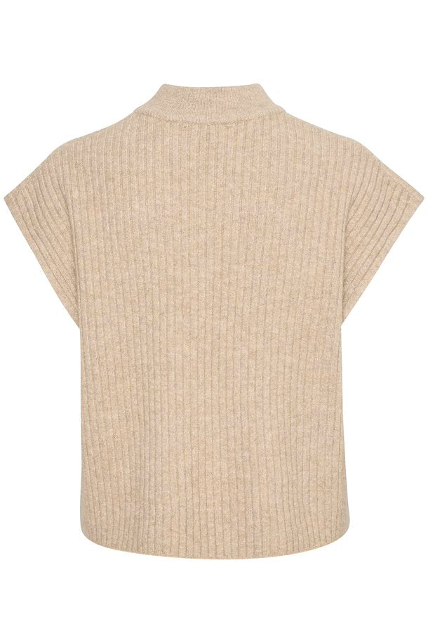 Cream Knitted Tank Top