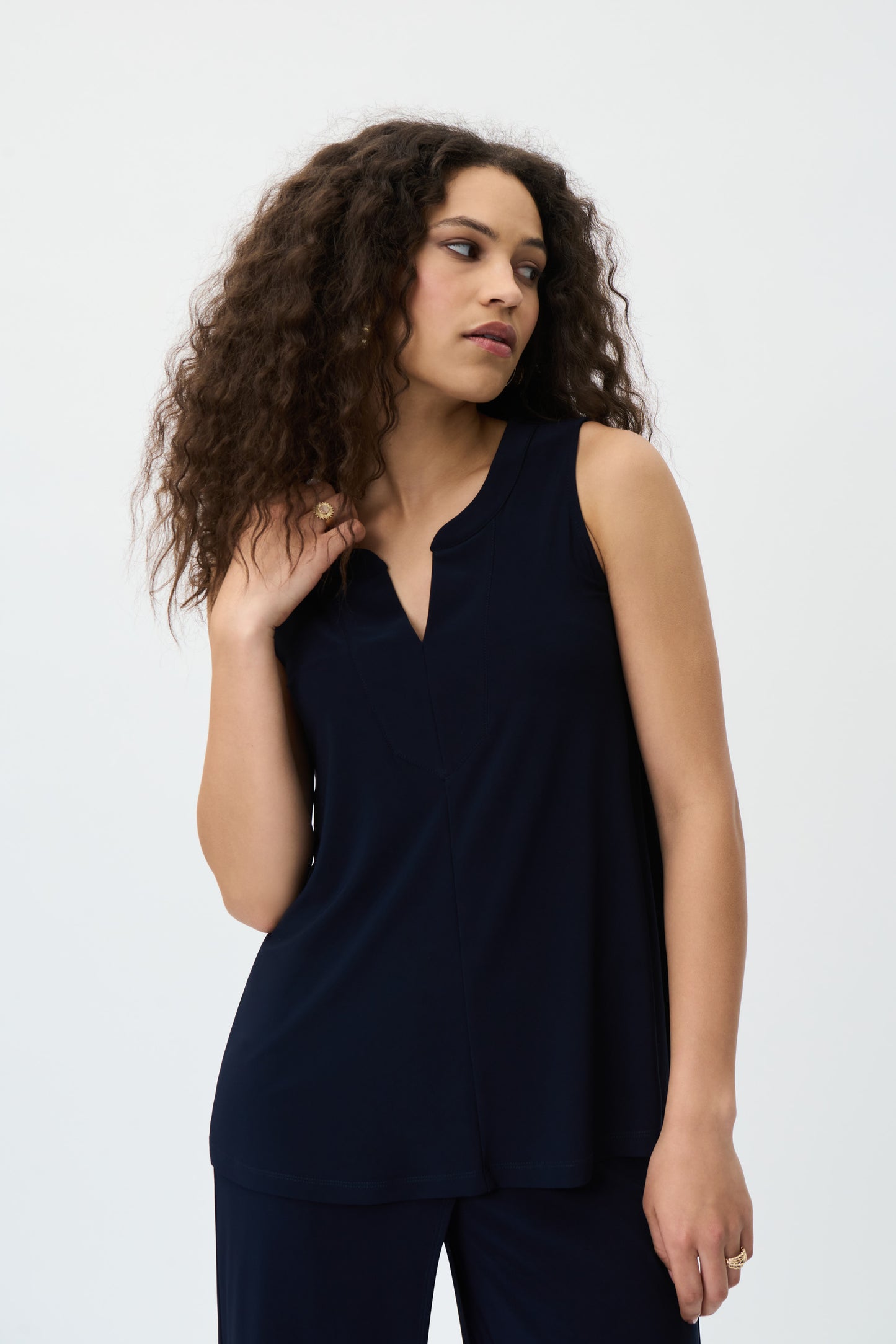 Joseph Ribkoff Navy Sleeveless Top