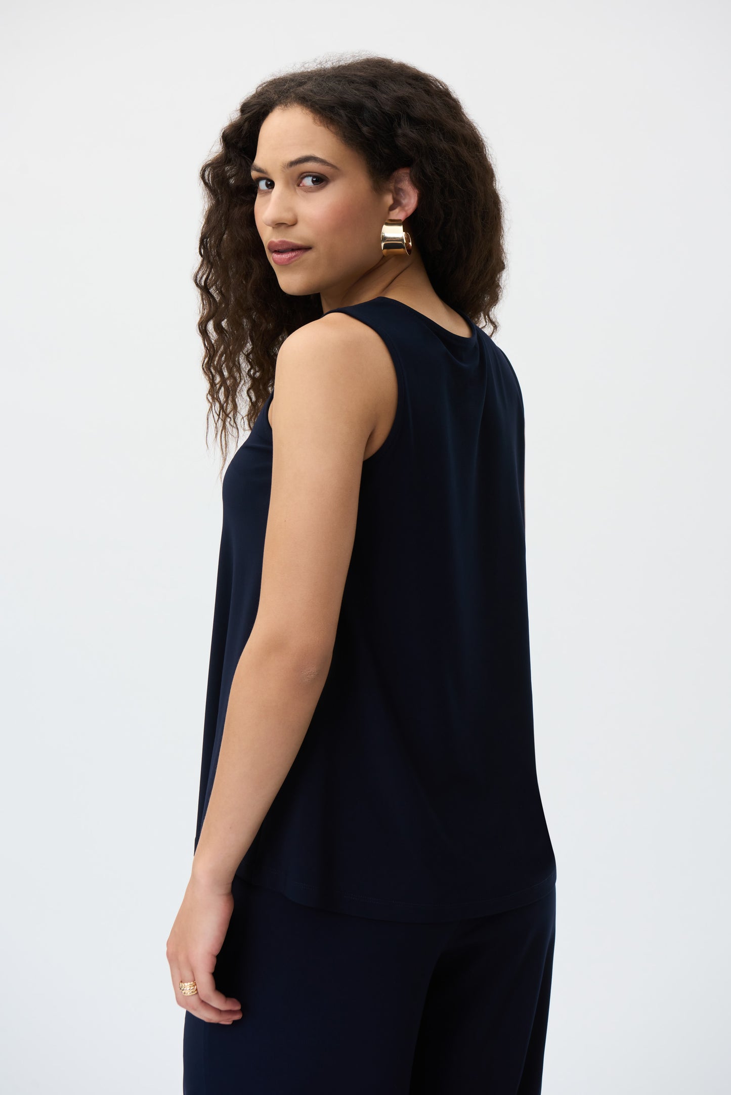 Joseph Ribkoff Navy Sleeveless Top