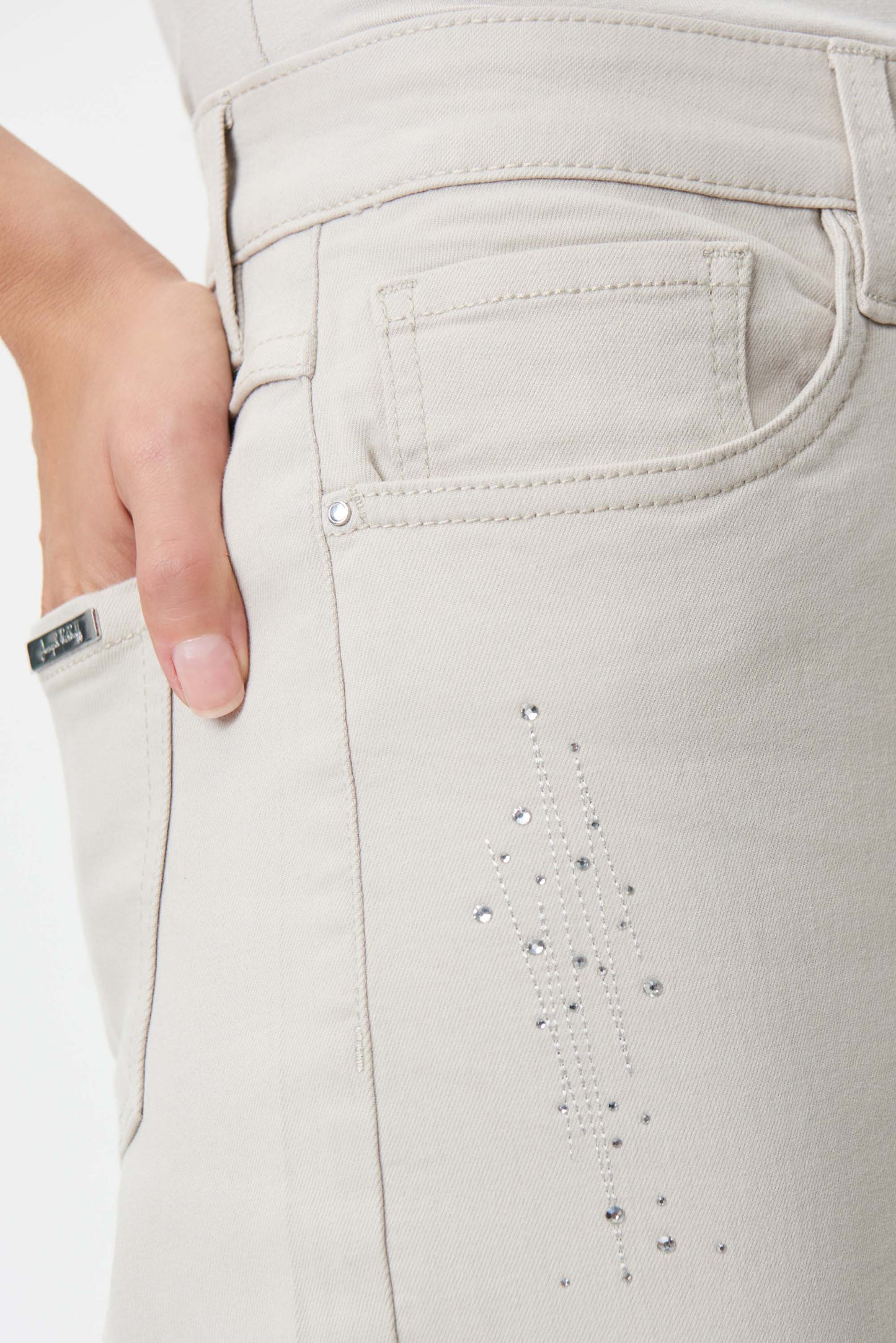 Joseph Ribkoff Turn Up Sparkle Jeans