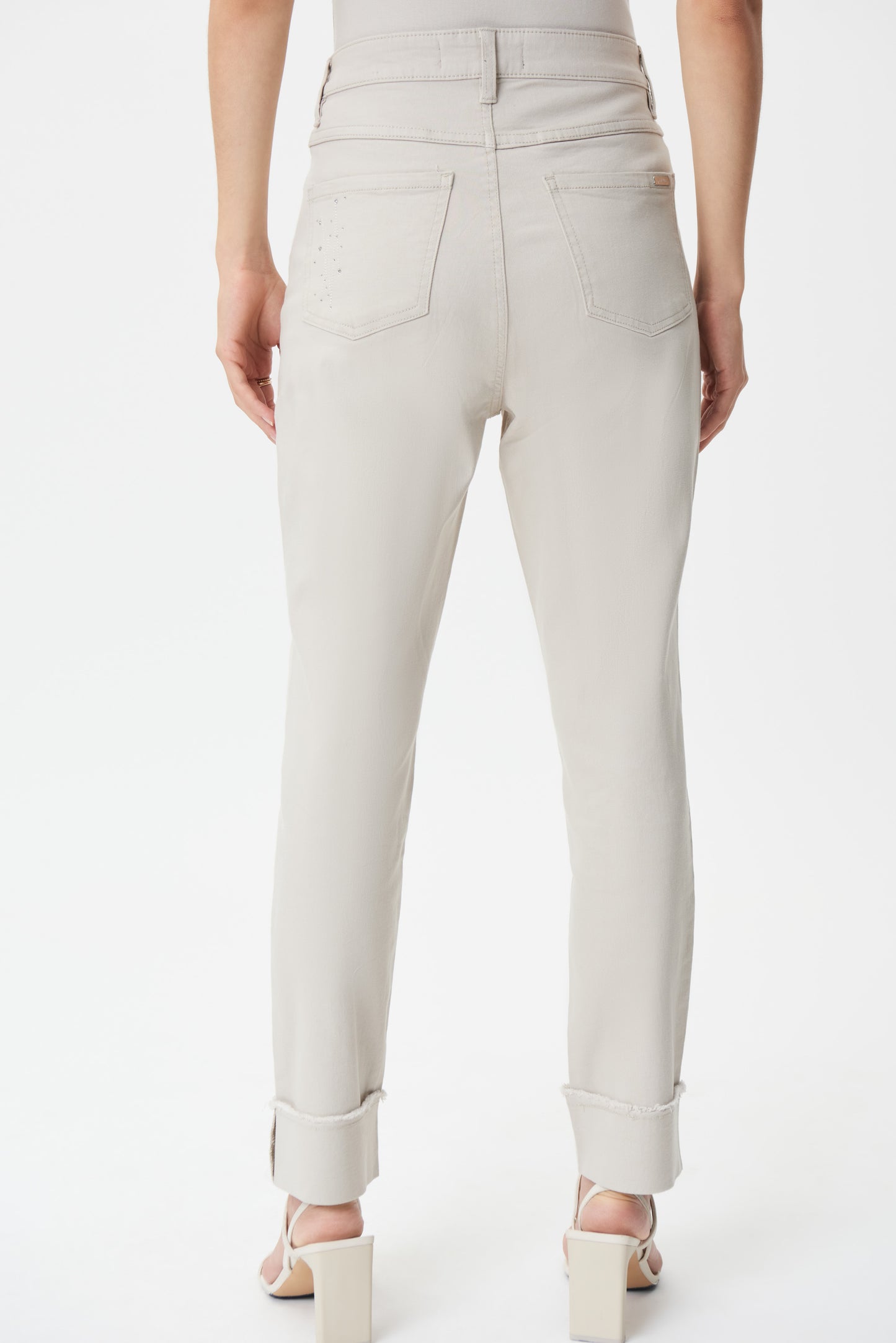 Joseph Ribkoff Turn Up Sparkle Jeans