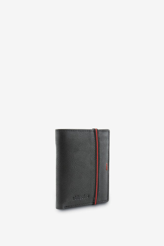 Abbacino Leather Wallet Son Marc 70264 BLACK