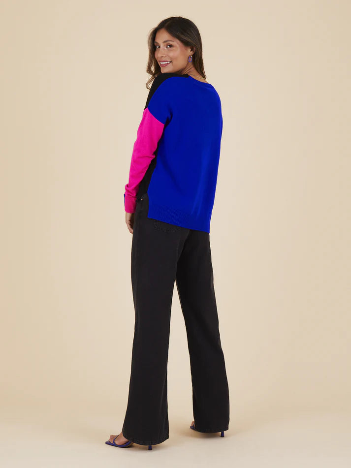 Cocoa Cashmere Reya Colourblock Sweater