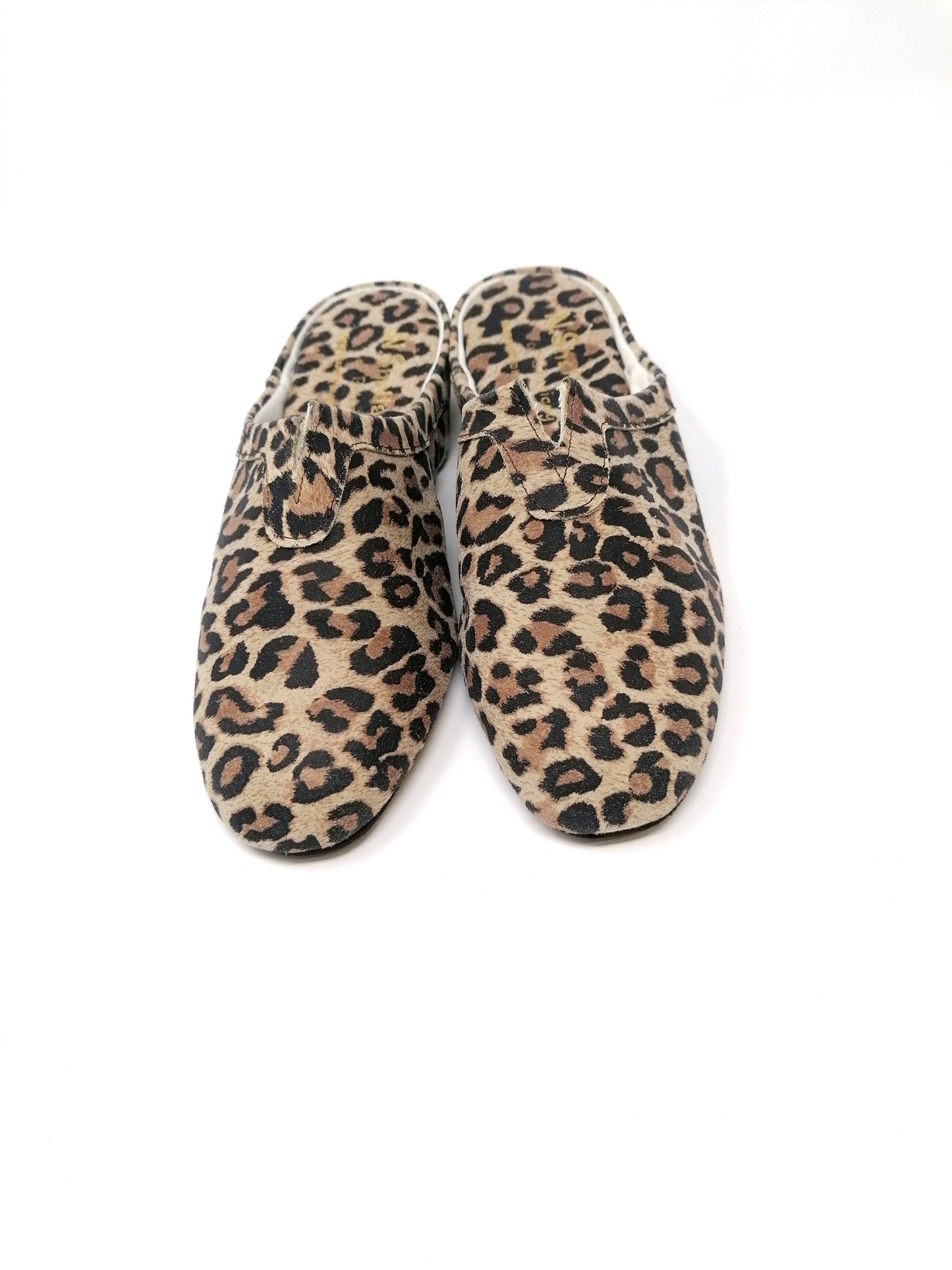 Florit Leopard Print Slippers