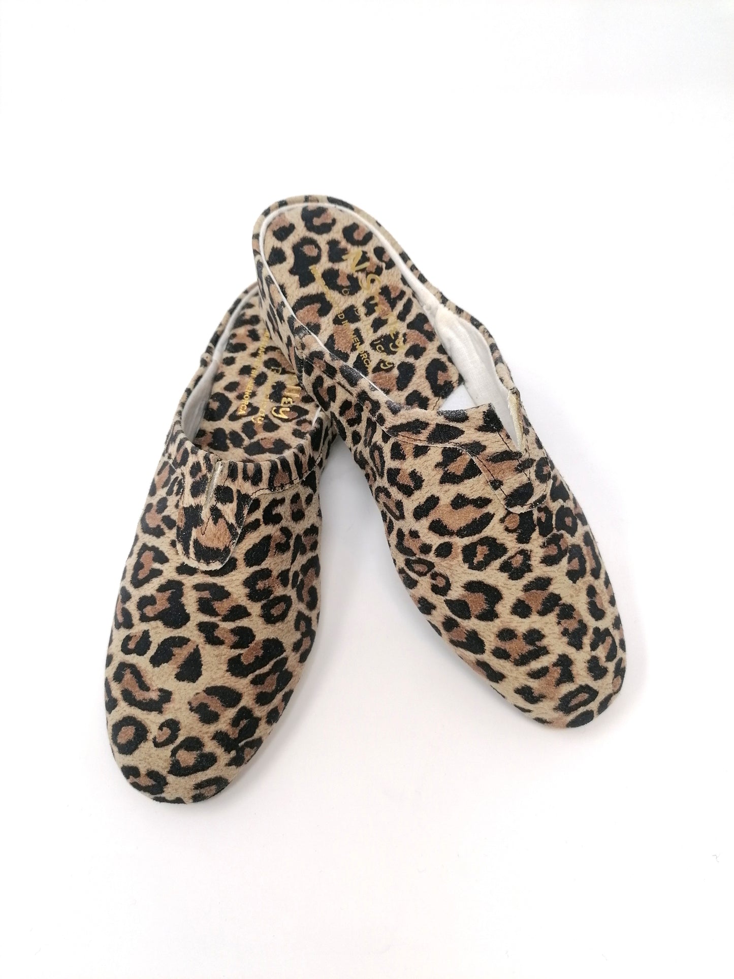 Florit Leopard Print Slippers