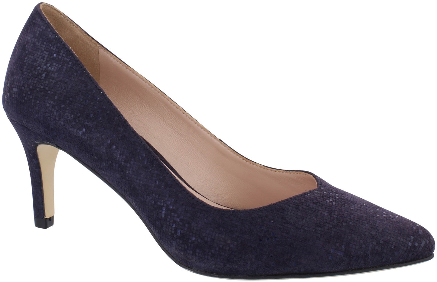 Capollini Navy Court Shoes