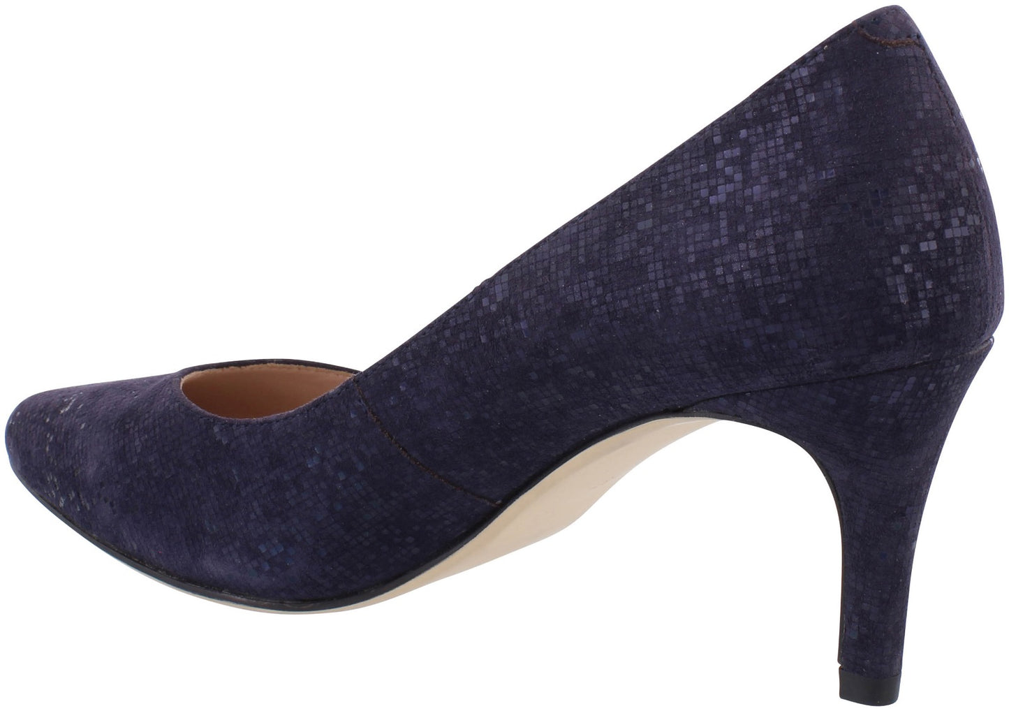 Capollini Navy Court Shoes