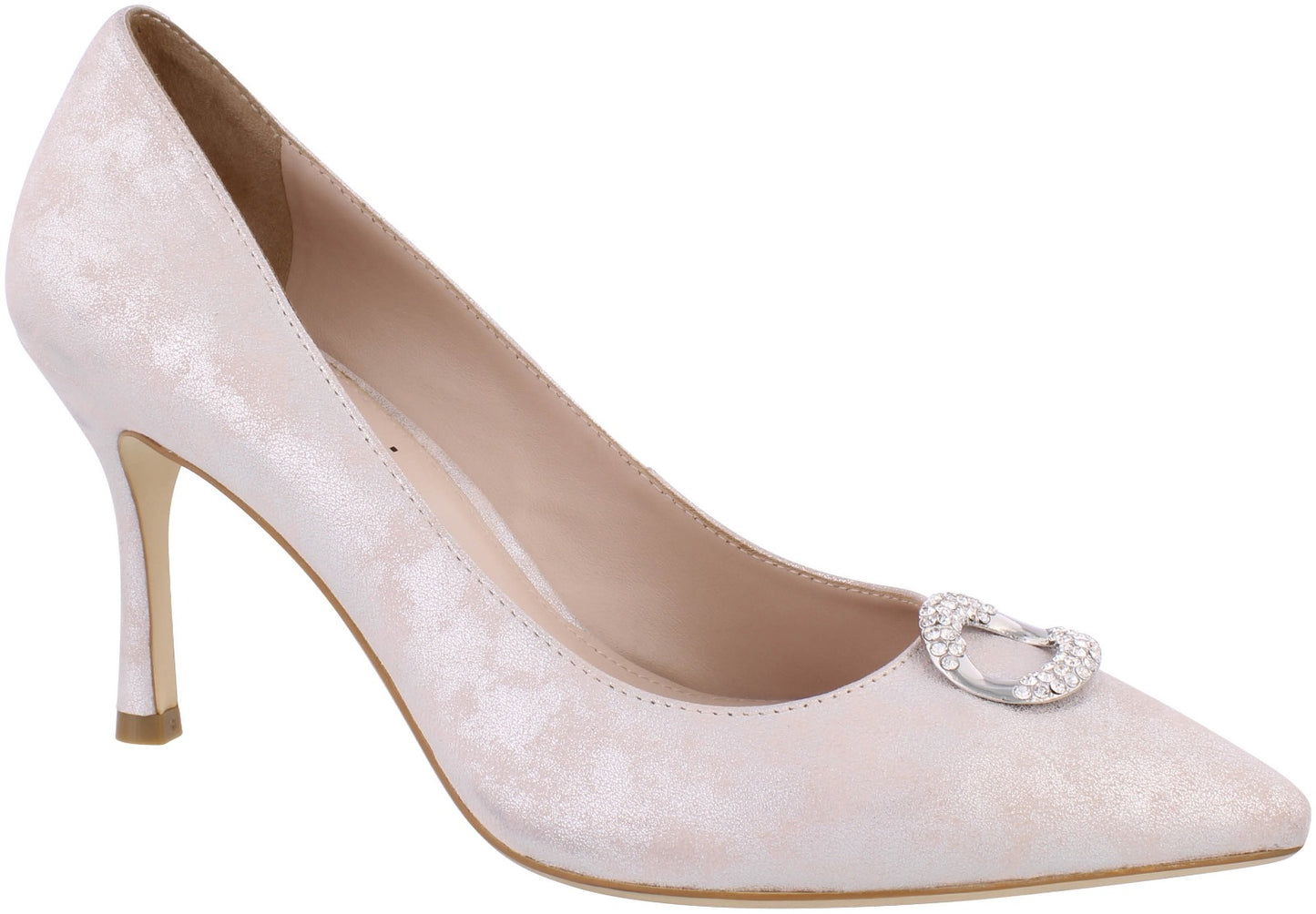 Capollini Pink Shimmer High Court Shoes