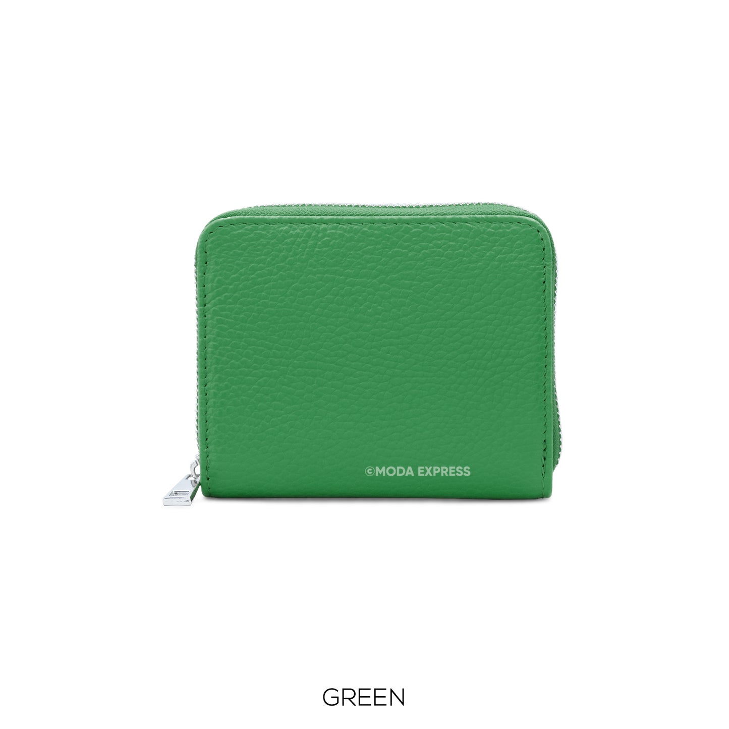 Moda Green Medium Zip Around Purse