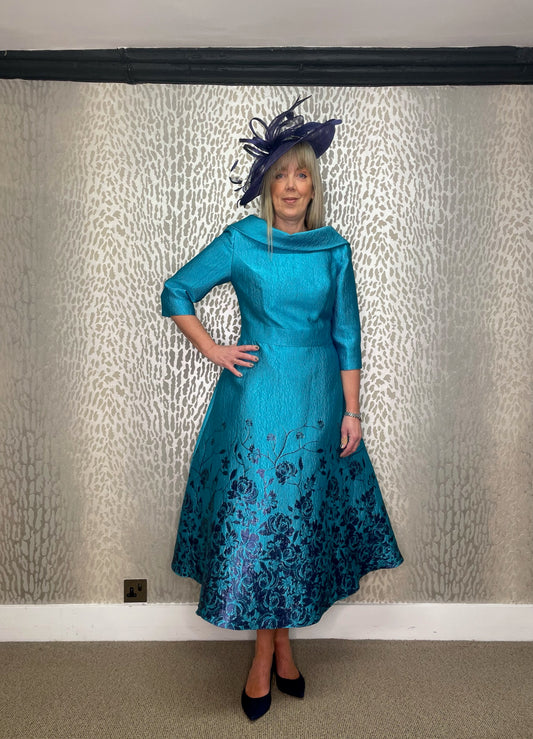 Veni Infantino Turquoise Full Dress